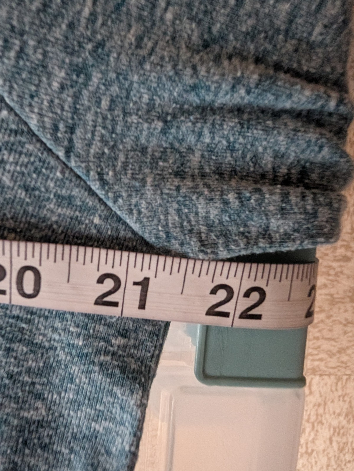 Roots Canada Mens XL Heather Blue Slub Crew Neck Preppy Heritage Casual Y2K