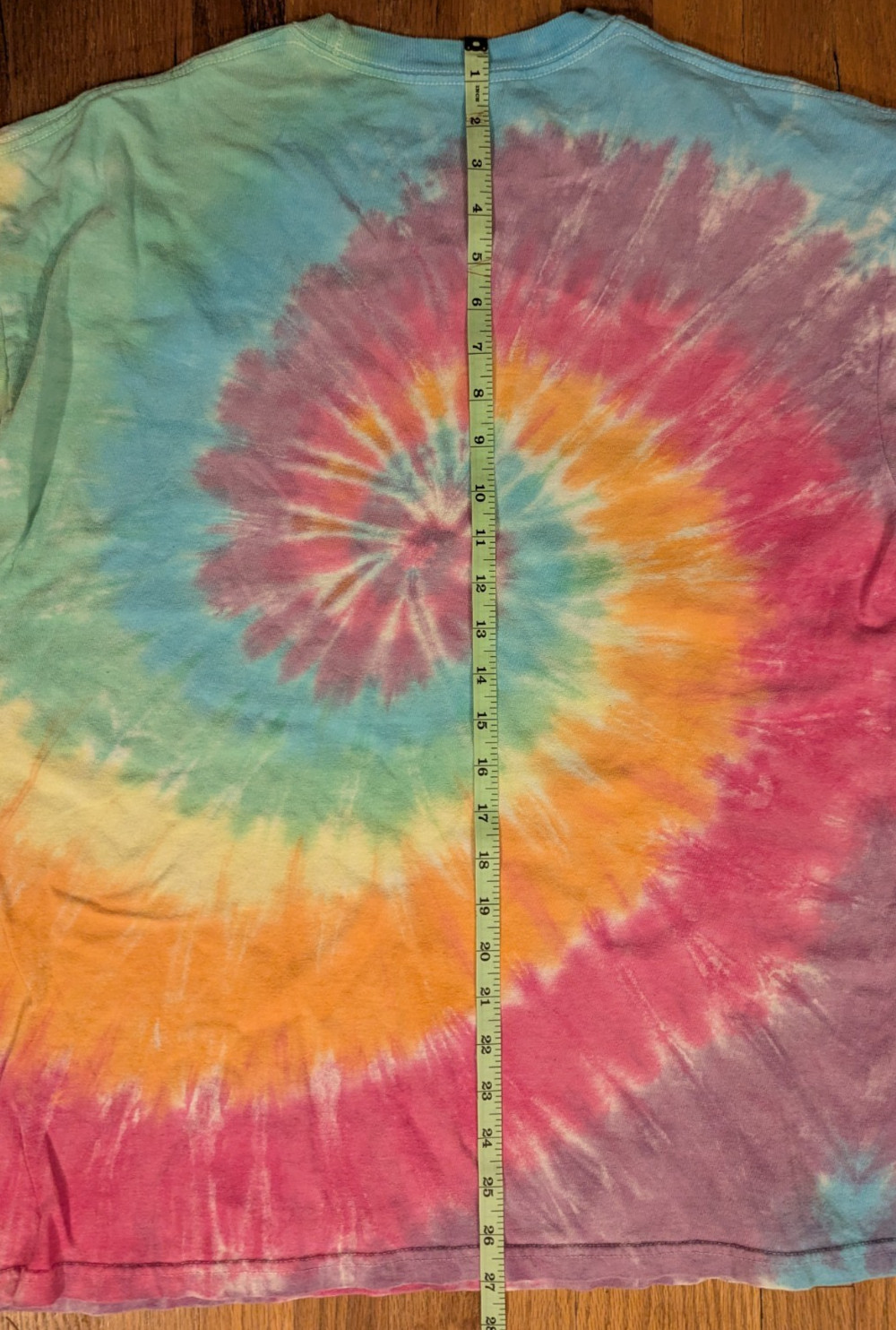 Grateful Dead DANCING BEARS Liquid Blue Tie Dye T Shirt Large