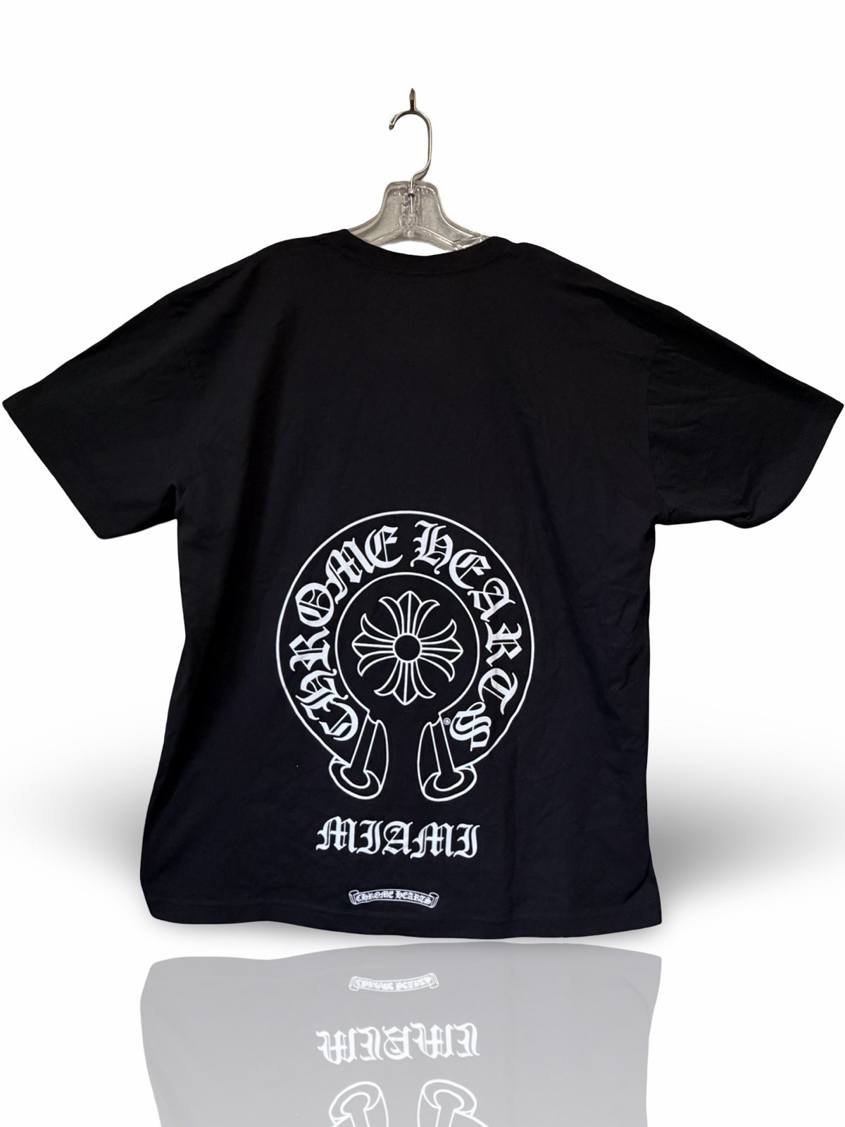 Chrome Hearts Miami Horse Shoe SS Pocket Tee Black Authentic Size 2XL
