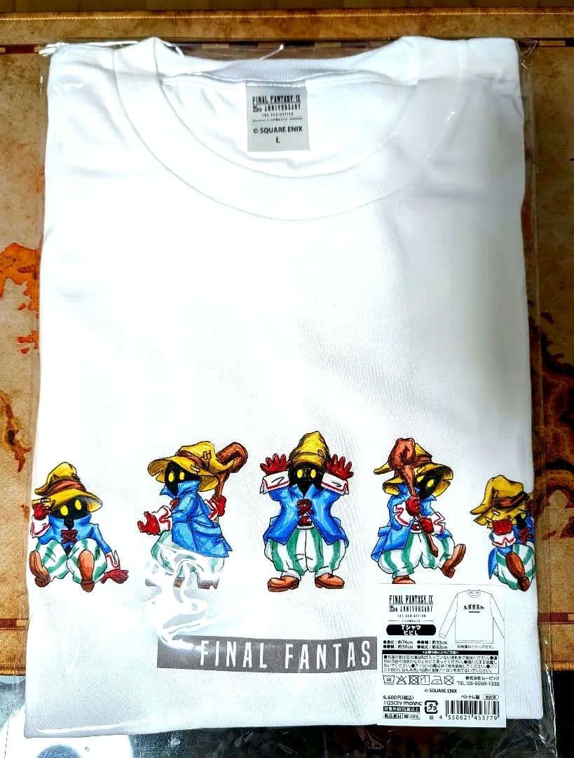 Square Enix Final Fantasy 9 Long Sleeve Tee Vivi Orunitia L Size Limited