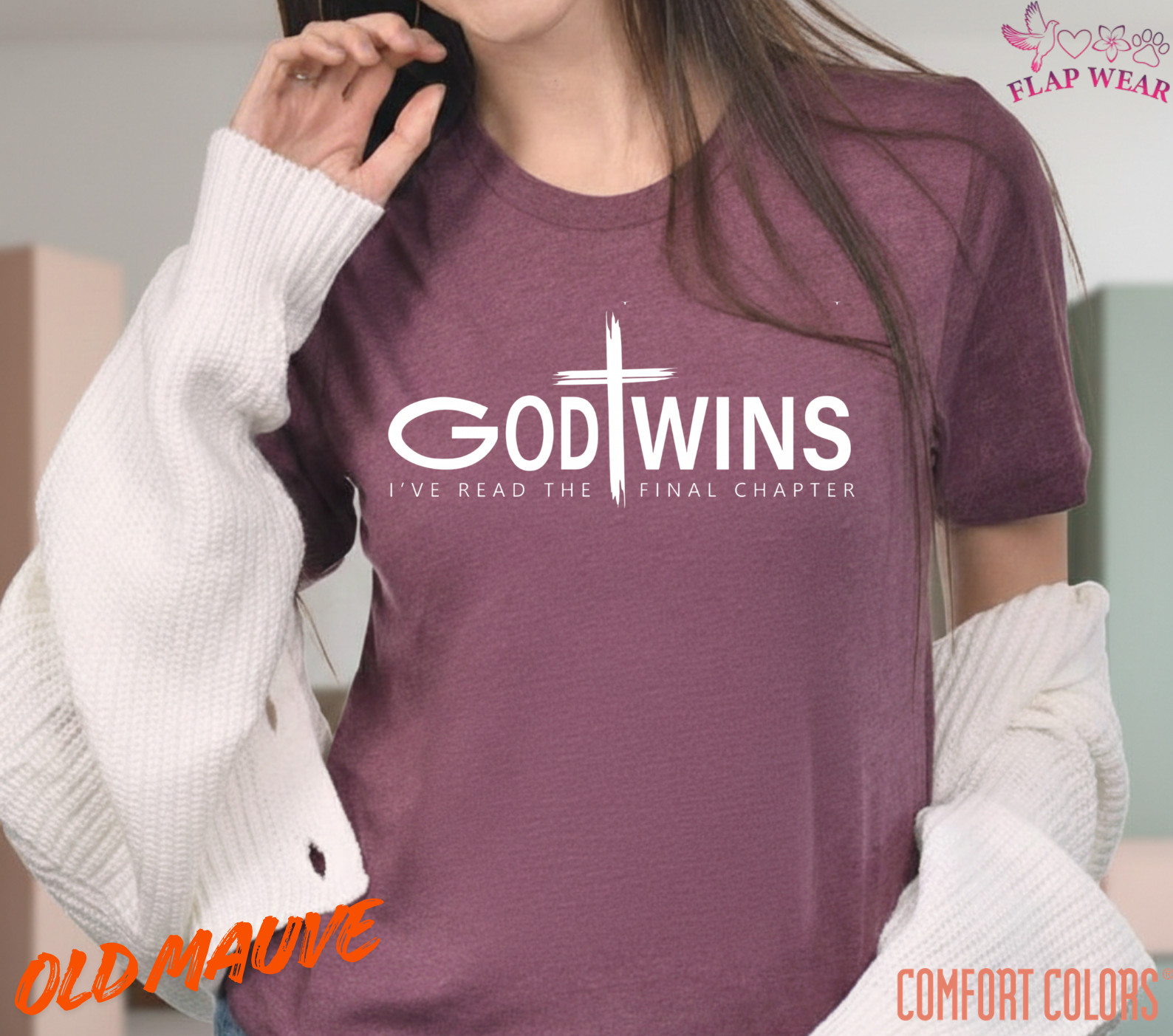 Unisex God Wins T-Shirt, Men T shirt,Women T shirt Gift Christian Cross Bible G