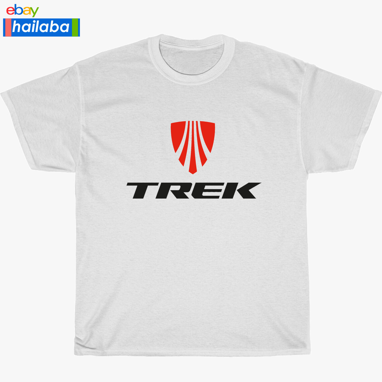 New TREK BICYCLE Bike Logo Black/Navy/Sport Grey/White Men’s T-Shirt S-5XL