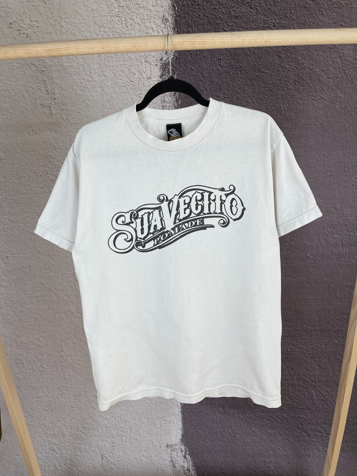 SuaVecito Pomade vintage skillet made in USA skate tee shirt