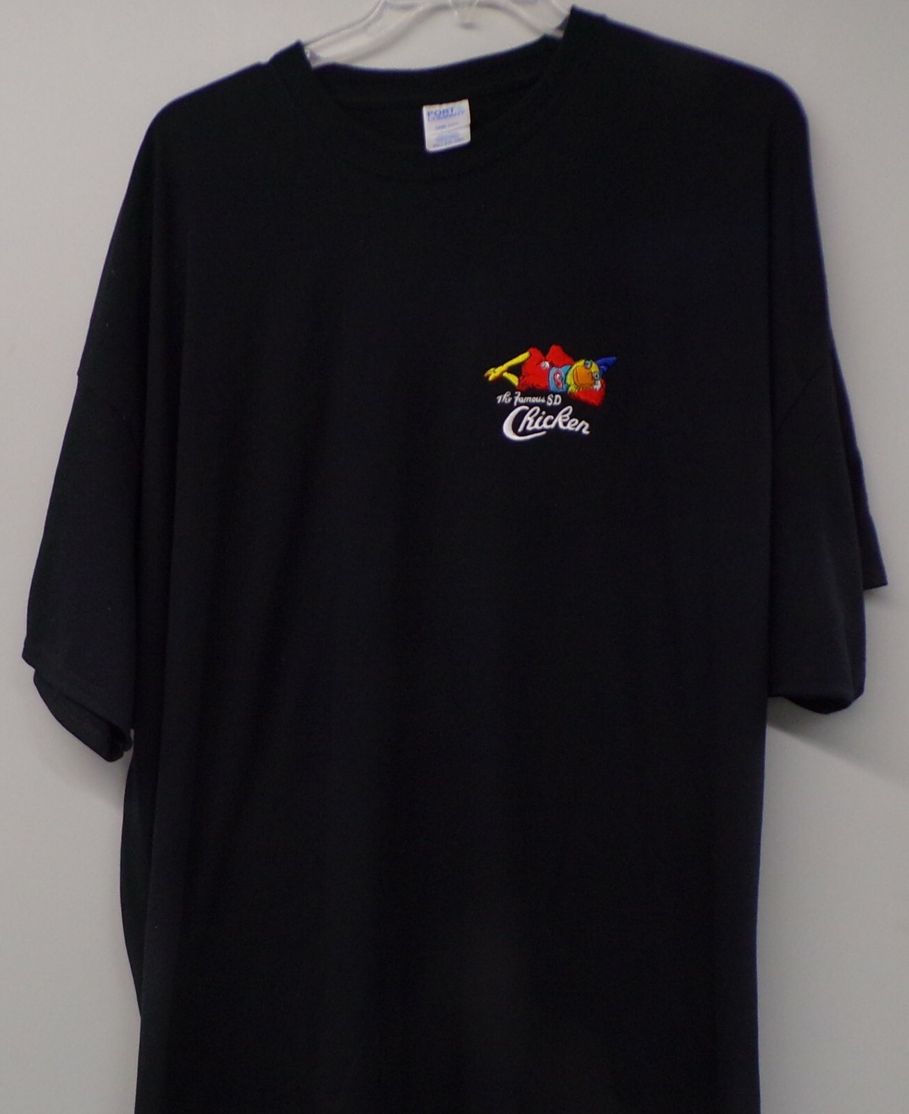 The Famous San Diego Chicken Mascot Embroidered T-Shirt S-6XL, LT-4XLT New
