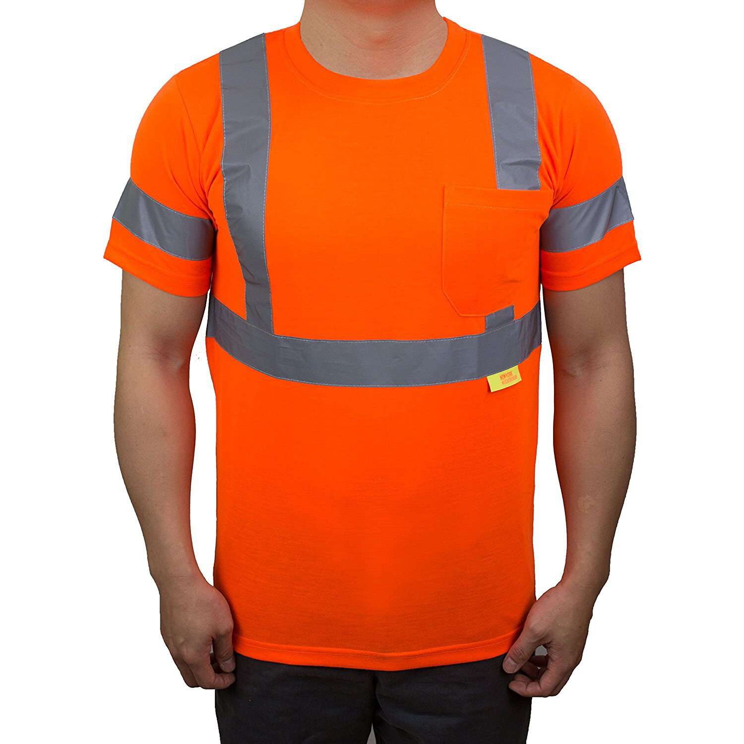 Class 3 Reflective Safety Yellow/ Orange Short Sleeve T-Shirt HIGH VIZ-S9081/2
