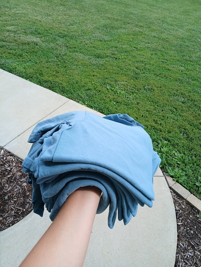 Comfort Colors Blank T-Shirt Ice Blue – 10 SHIRTS – VARIOUS SIZES – S, M, L, XL