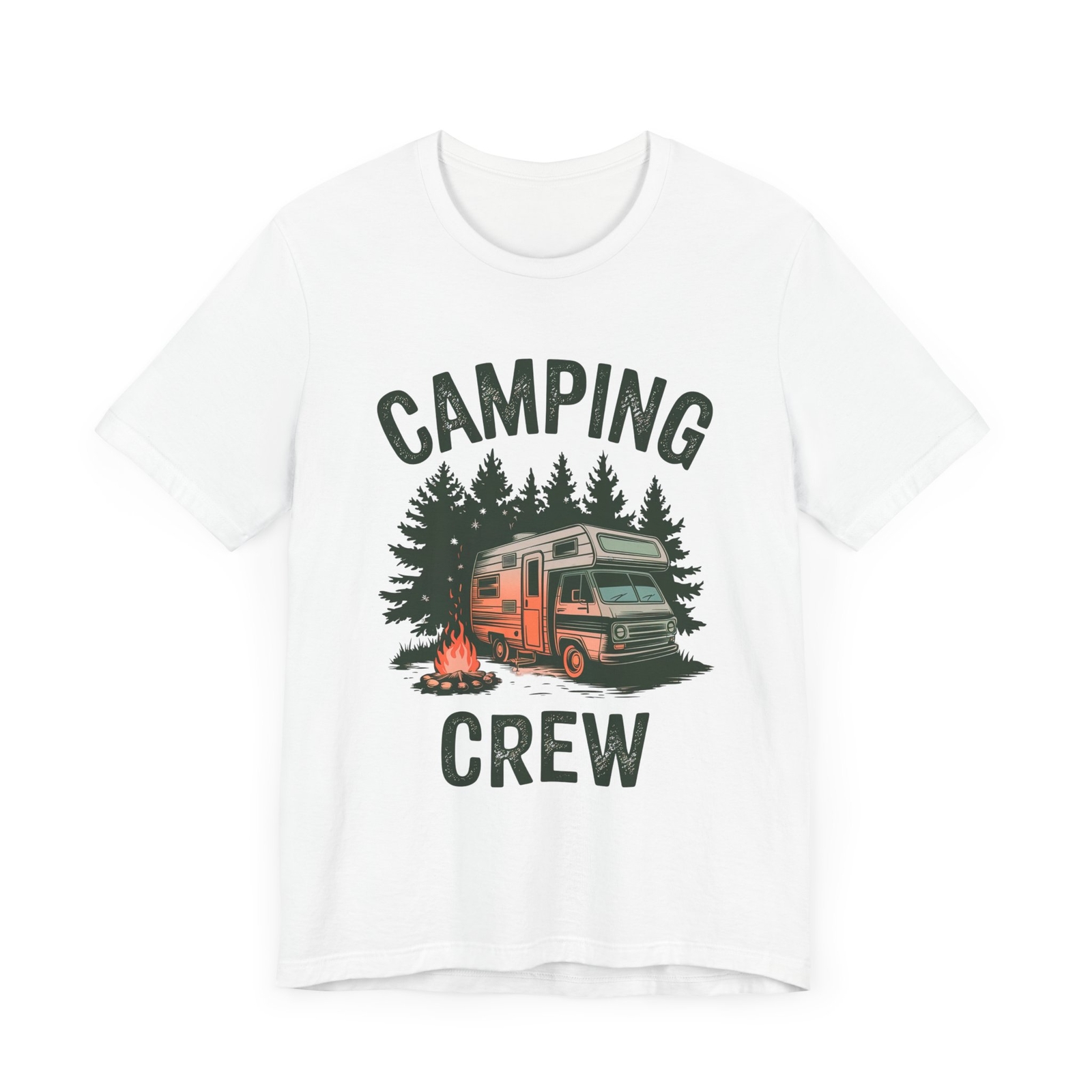 Camping Crew T-Shirt Unisex – Outdoor Adventure T-Shirt for Hikers & Campers