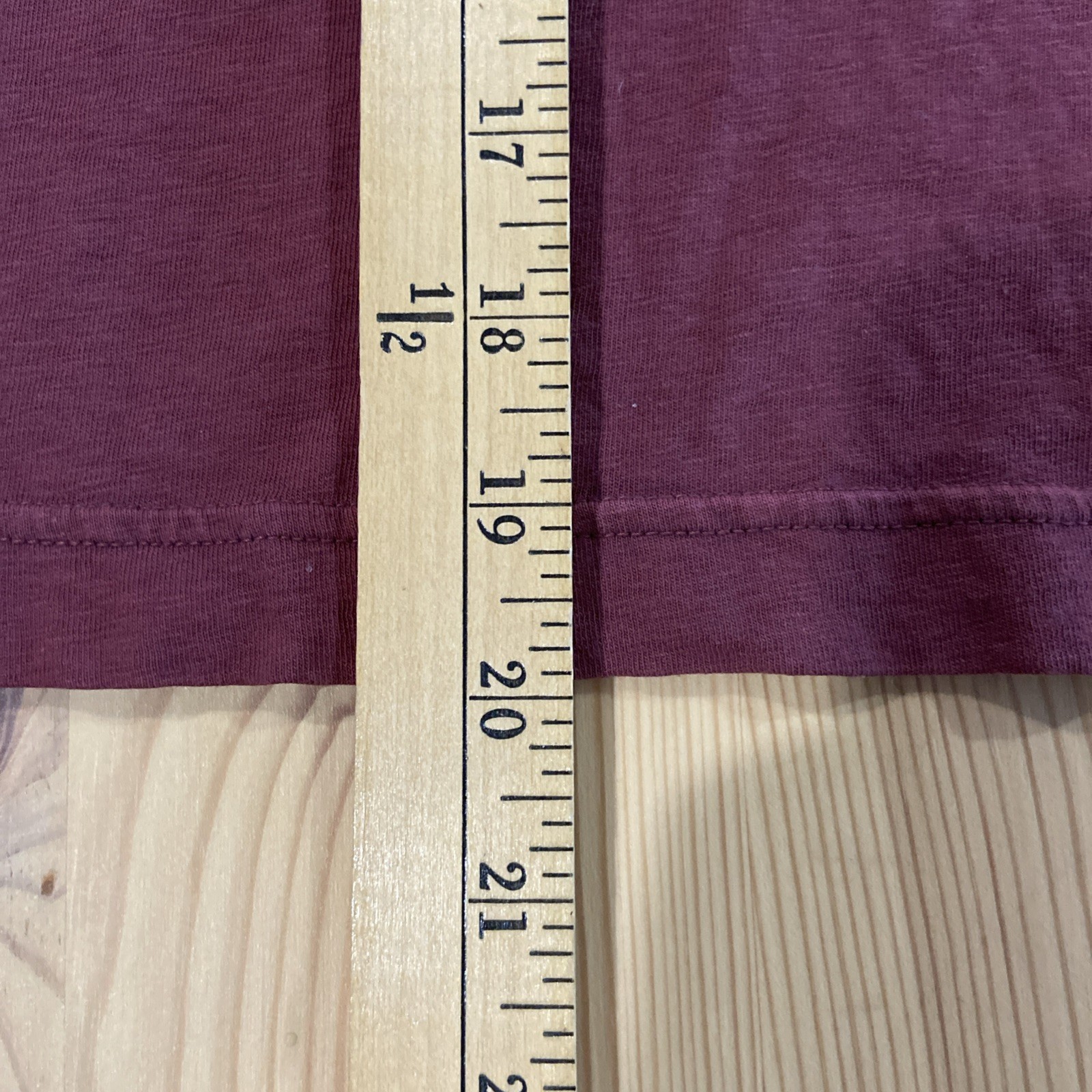 Acne Studios Nash Face Wine Red T-Shirt Size M