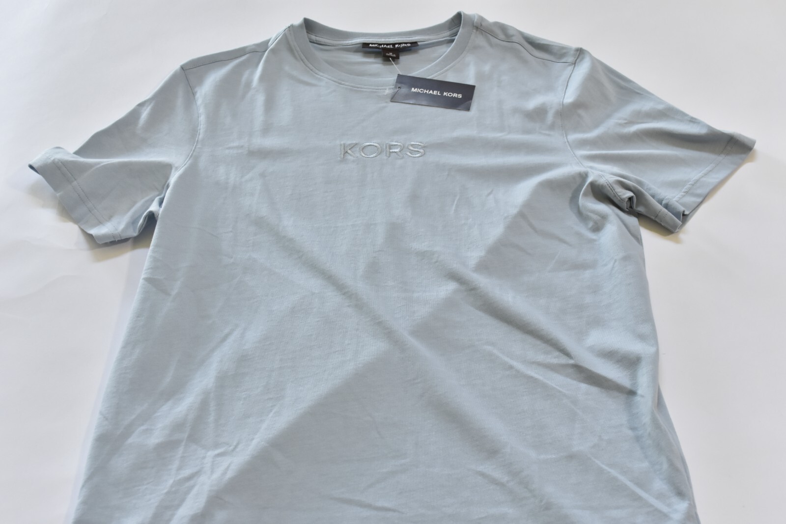 Michael Kors Men’s Tee Shirt Size M Light Blue