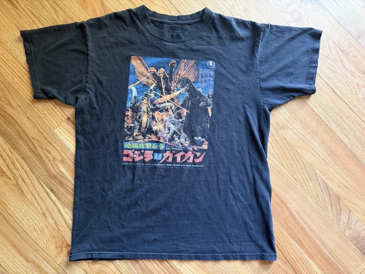 1998 – Vintage Godzilla Movie Promo Box Logo Tee Blue Anvil (No Tag)