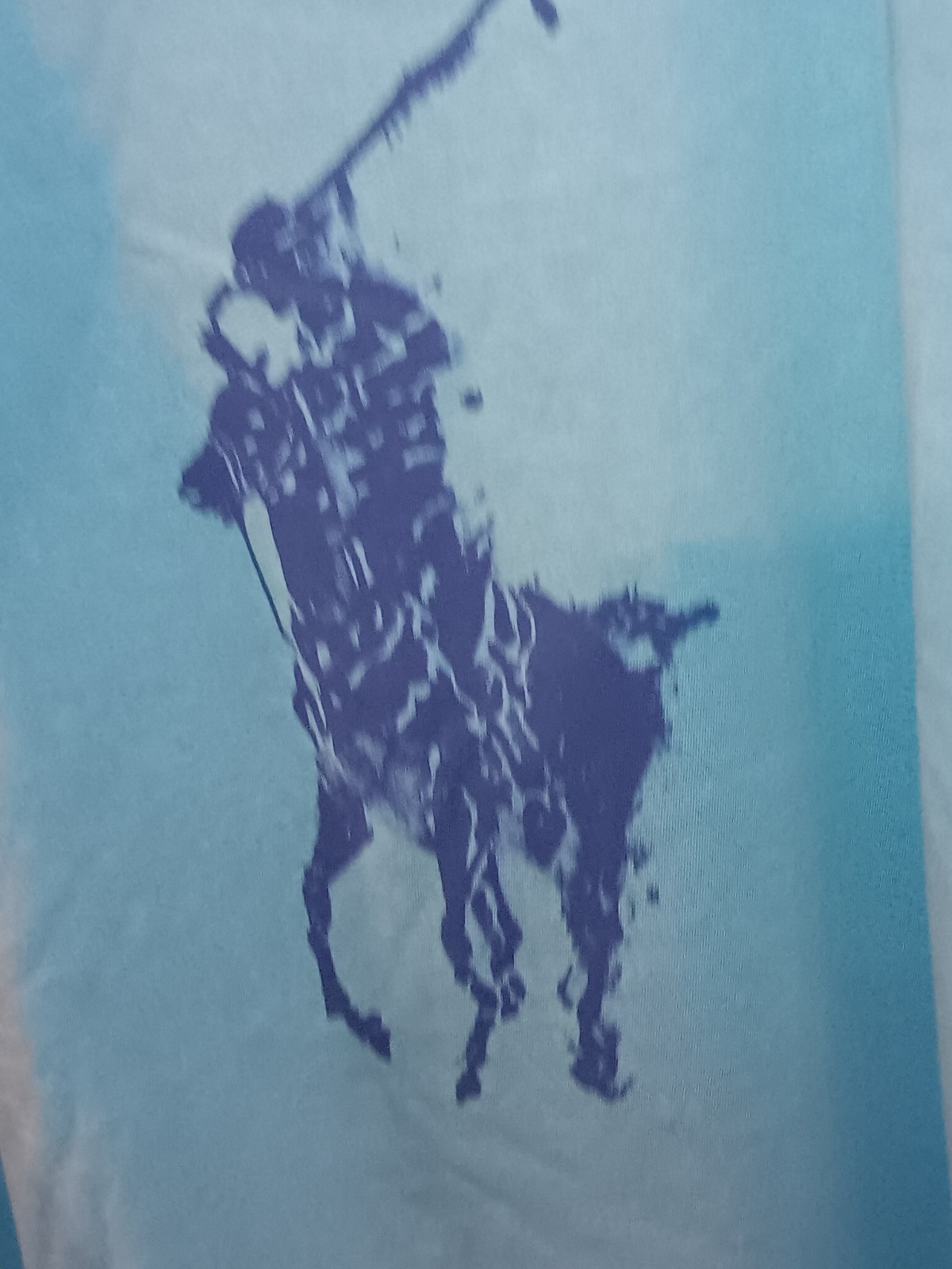 POLO RALPH LAUREN MEN S/S BLUE T-SHIRT W/ POLO/PONY LOGO 100% COTTON XXL $65 NWT