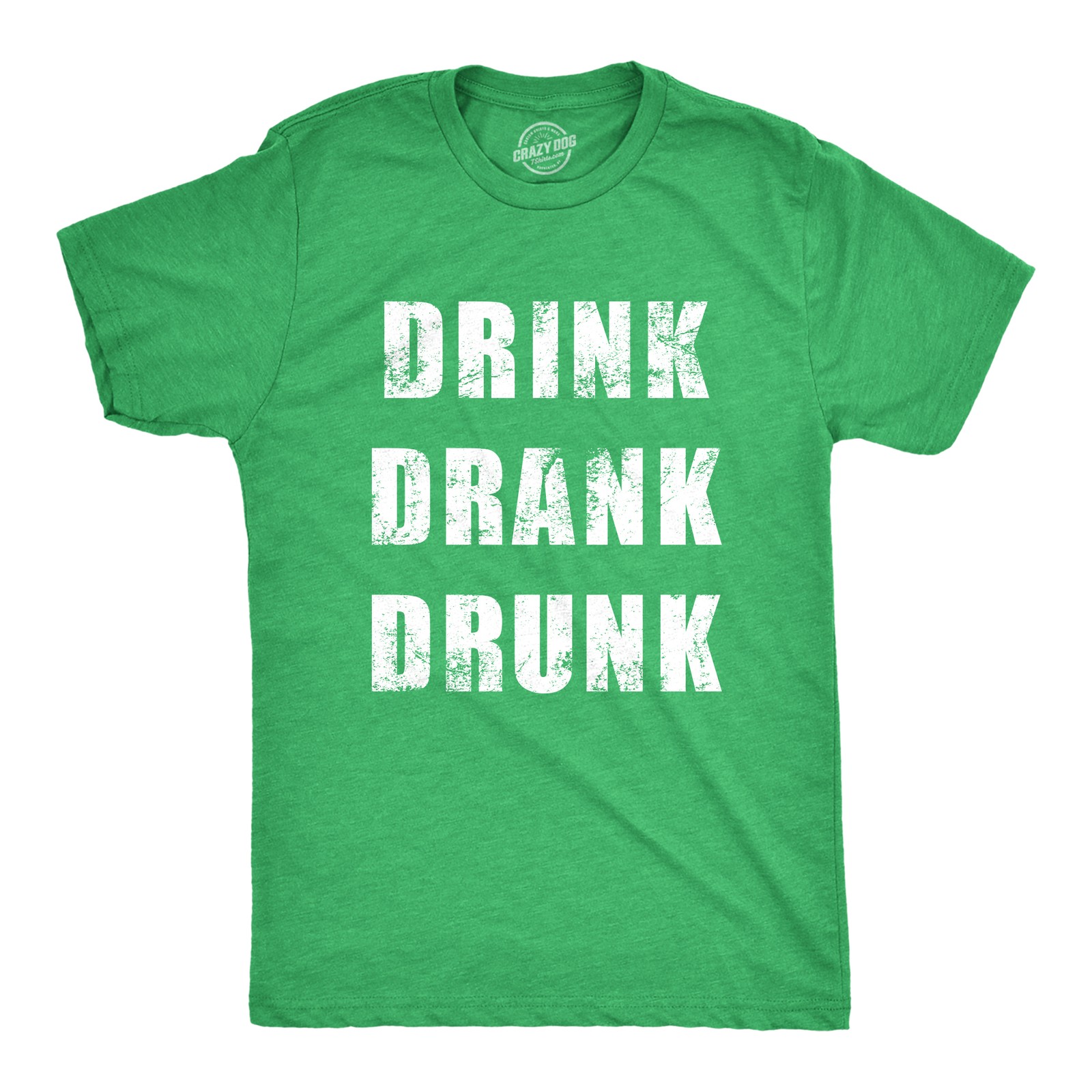 Mens Drink Drank Funny St Patricks Day T Shirts Drinking Tee for Guys