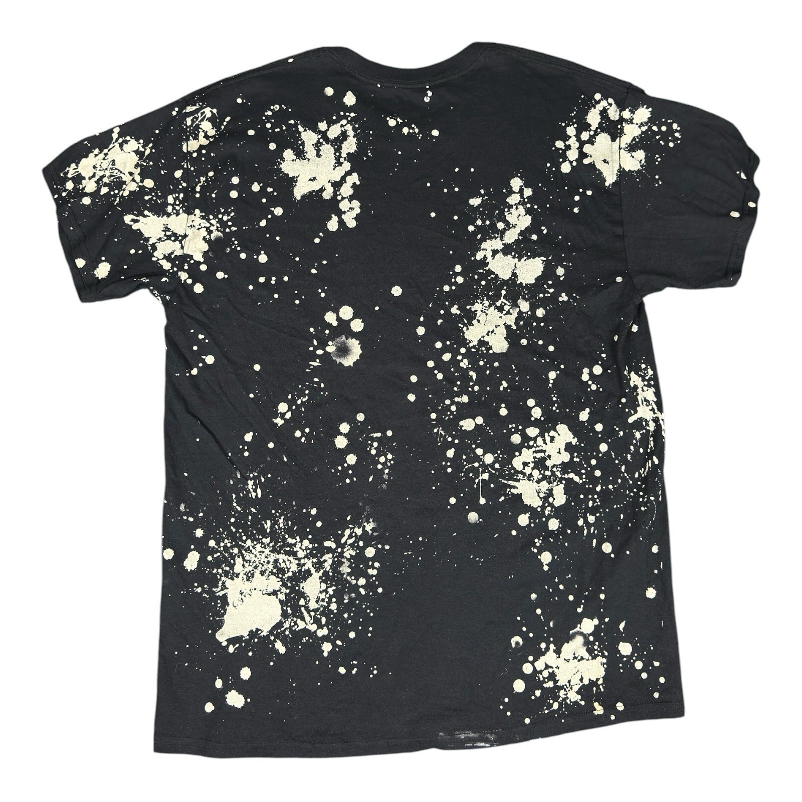Liquid Blue AC/DC PowerRage Havok Men’s Large Back In Black T Shirt TNT Splatter