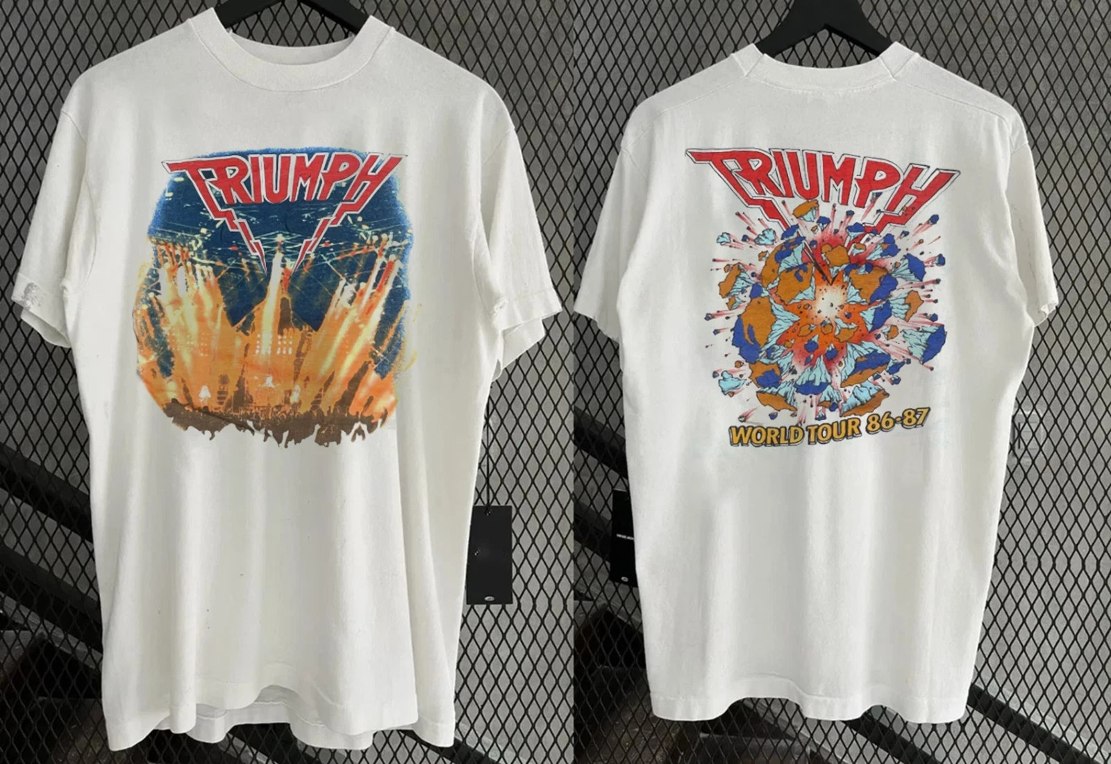 Vintage Triumph Band Tour Unisex T-Shirt All Size S-5XL