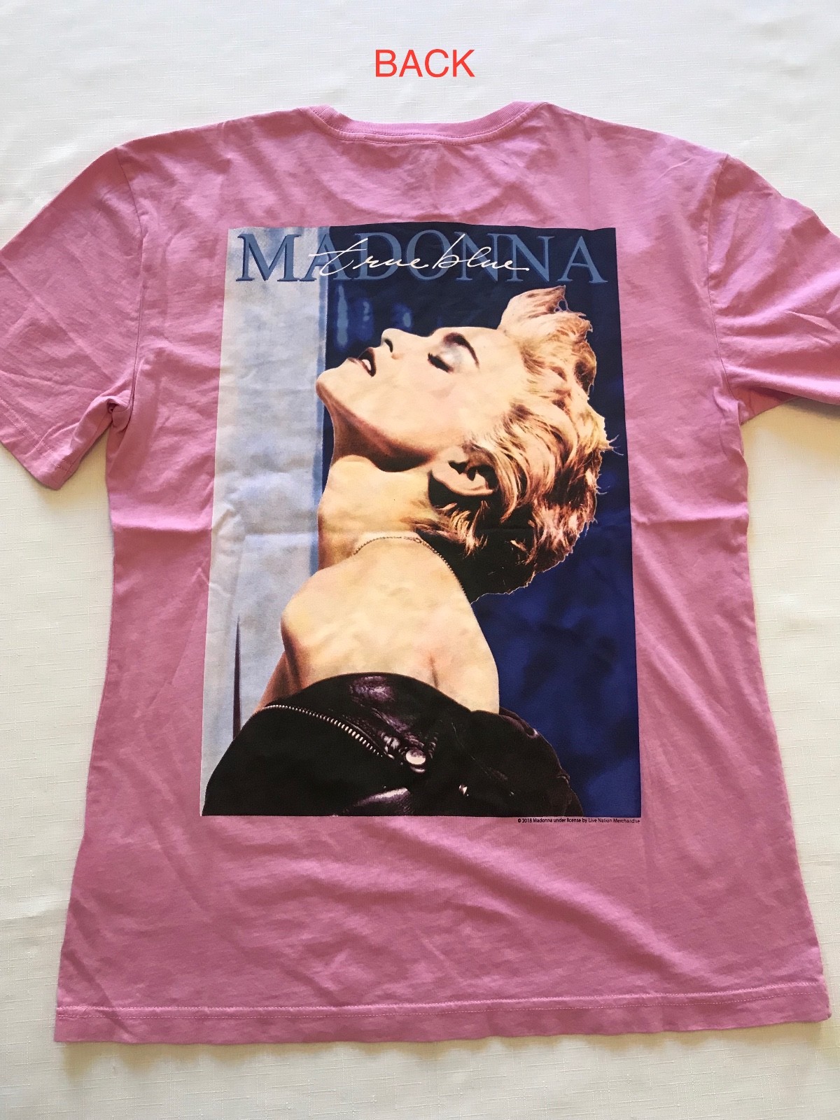 H&M Licensed MADONNA TRUE BLUE T-Shirts NEW XS, S, M, L, XL