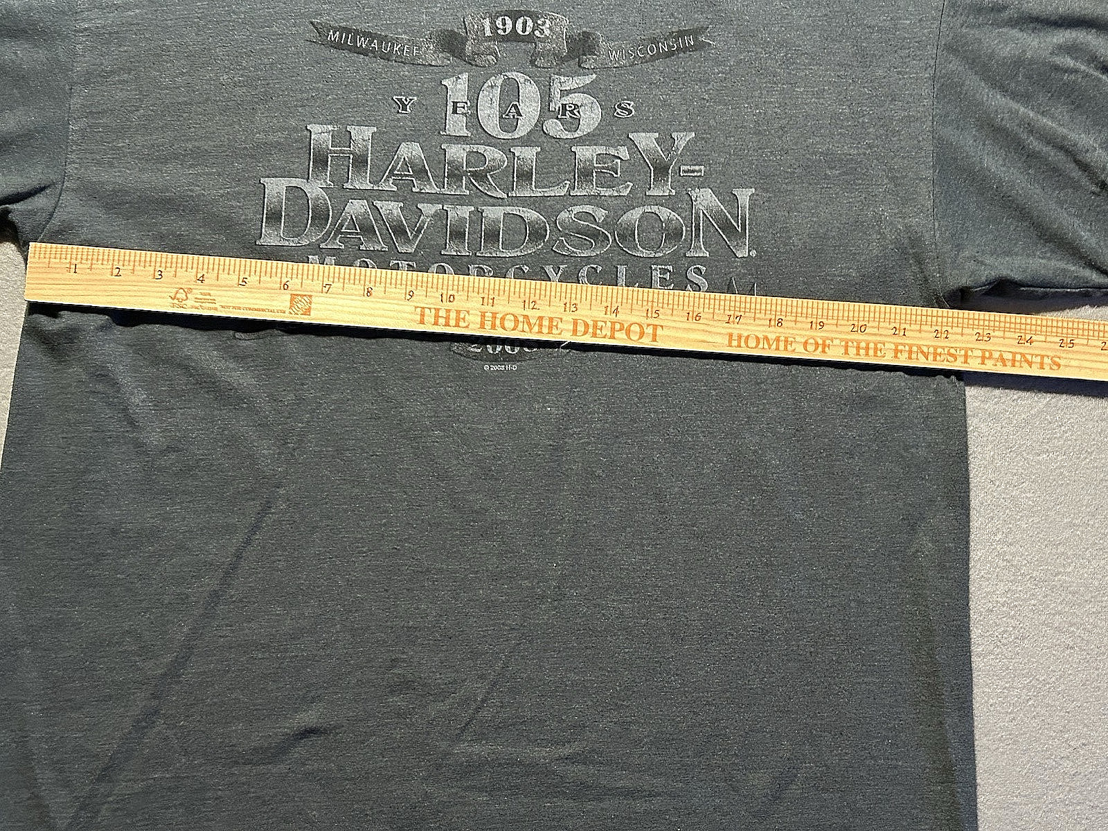 Harley Davidson 105th Anniversary 2008 House of Harley Shirt Milwaukee 2008 XL