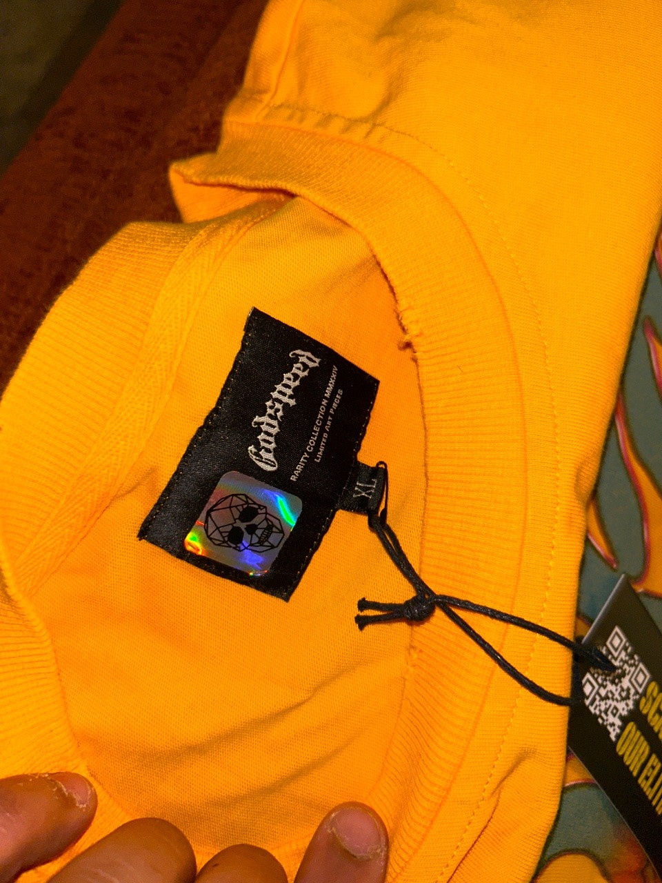 Godspeed Pool Party Tee (Skeleton Beach) Yellow/Multi-Color Size XL