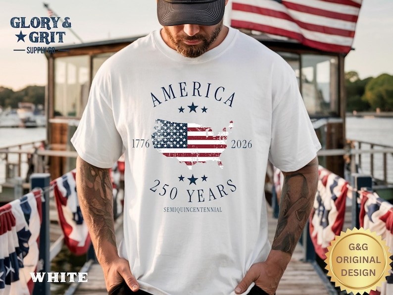 Comfort Colors America 250th Anniversary Shirt Patriotic Mens 1776-2026 USA Tee