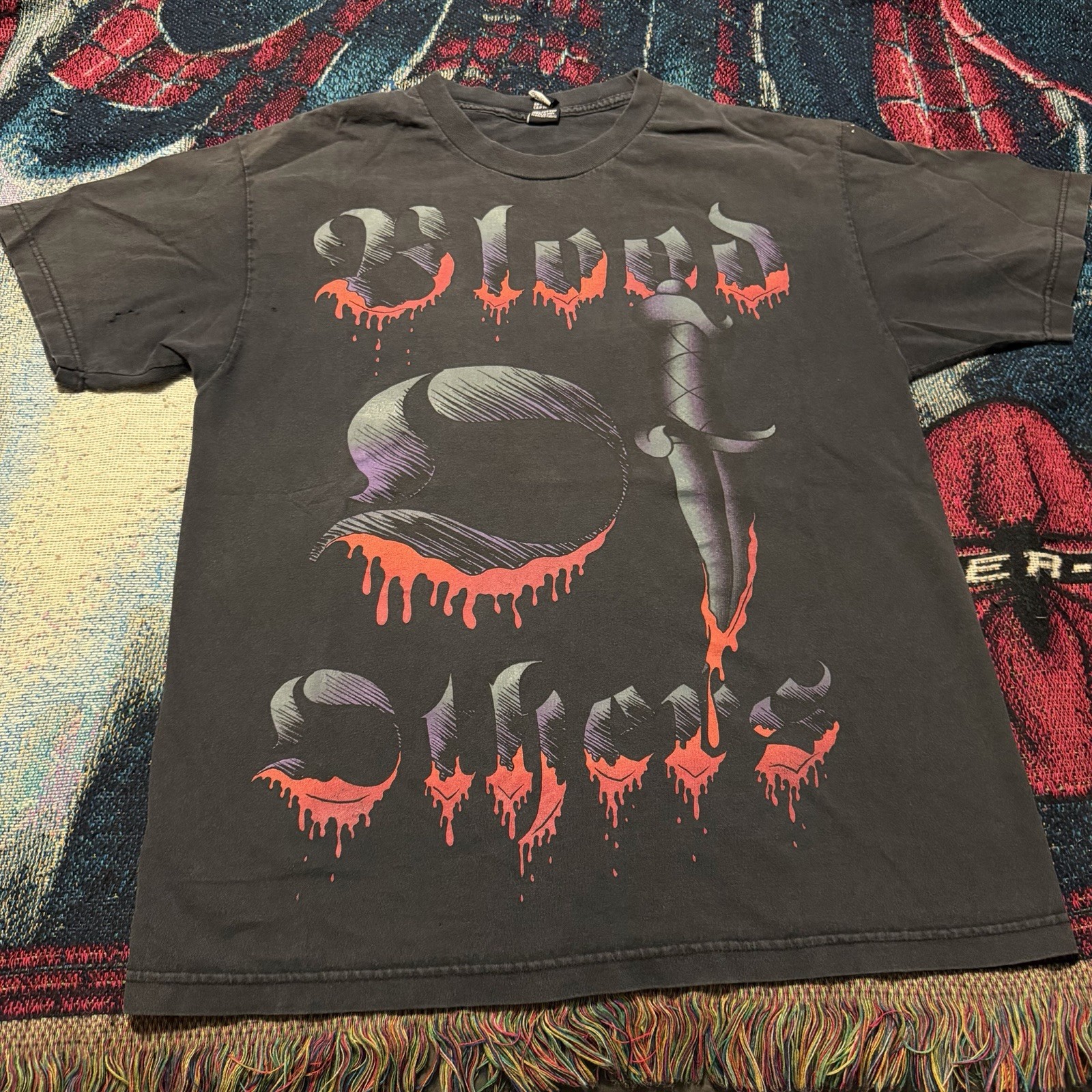 Vintage Rogue Status Blood of Others Shirt Double Sided Men’s L Streetwear Punk