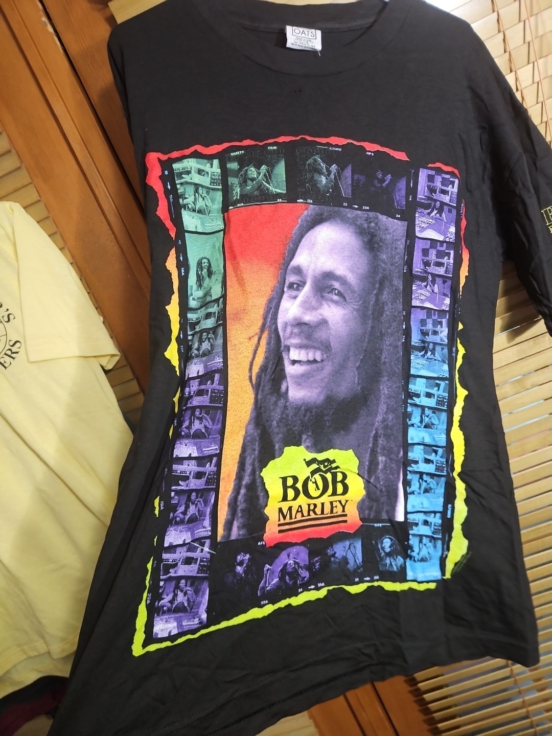 DRY ROT Vintage 90s Wild Oats Bob Marley Rap Tee T Shirt Men’s Large Band Reggae