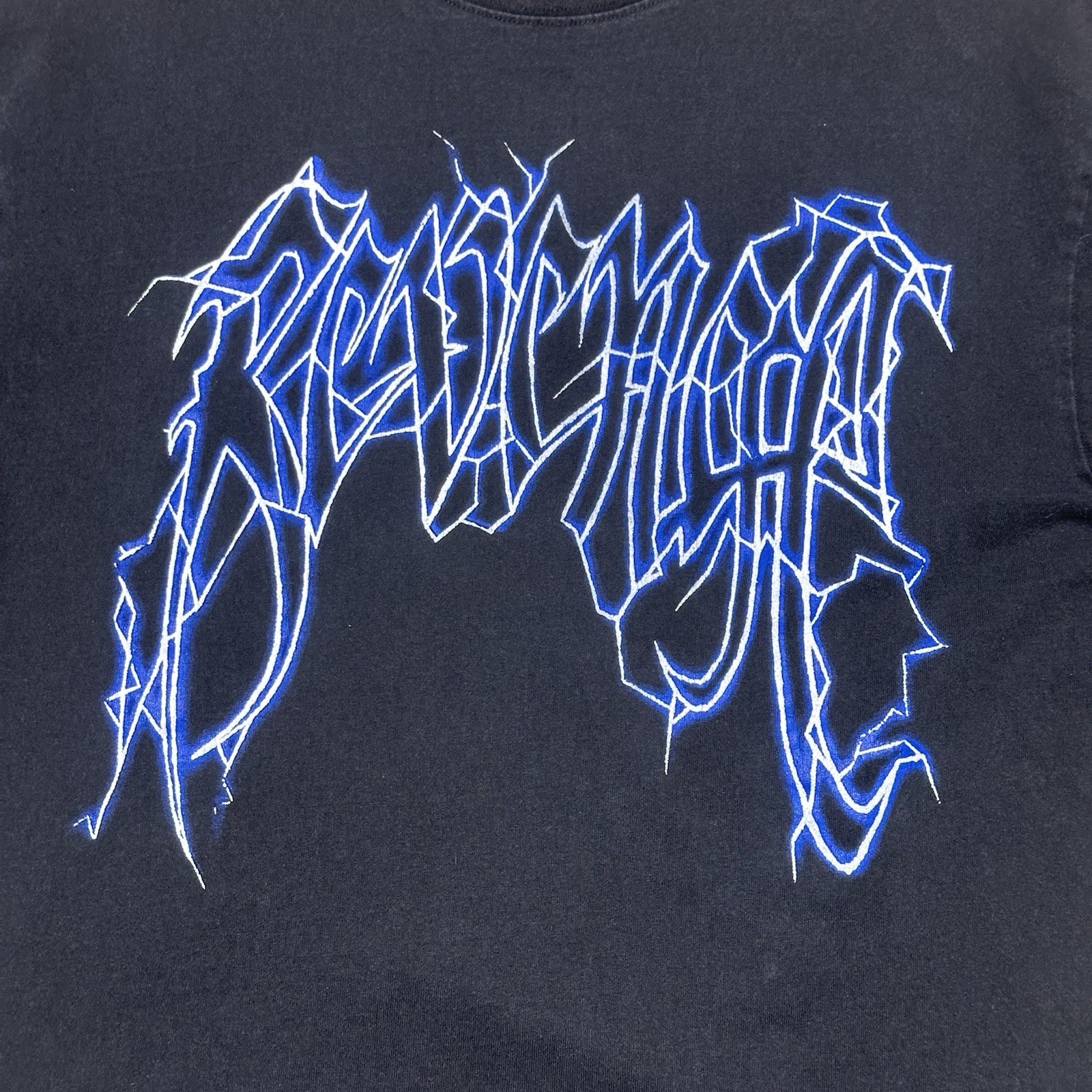 Revenge Lightning Logo Men’s Short Sleeve T-Shirt Made in USA Size L