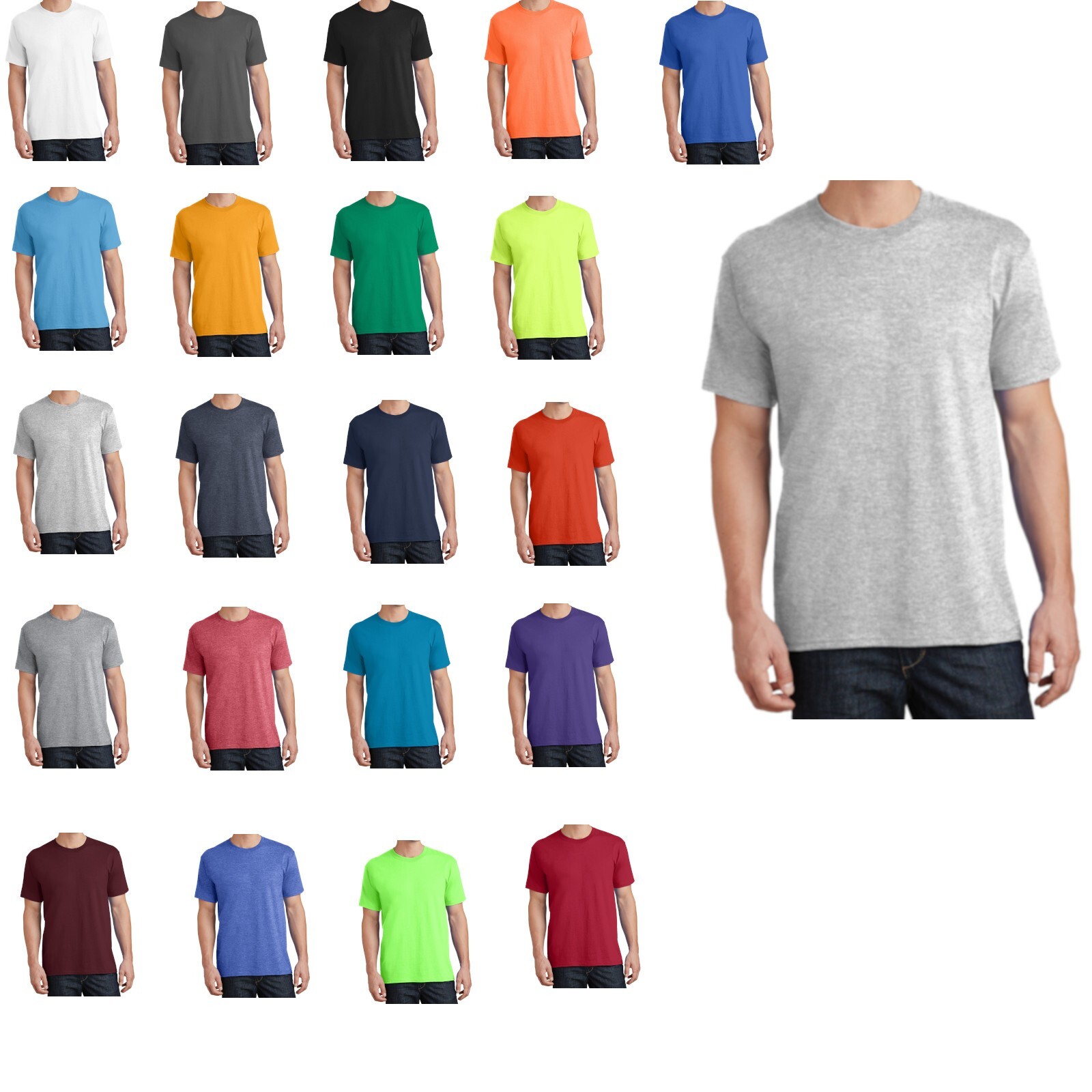 Mafoose Men’s Short Sleeve Tall Core Cotton Classic T-Shirt PC54T