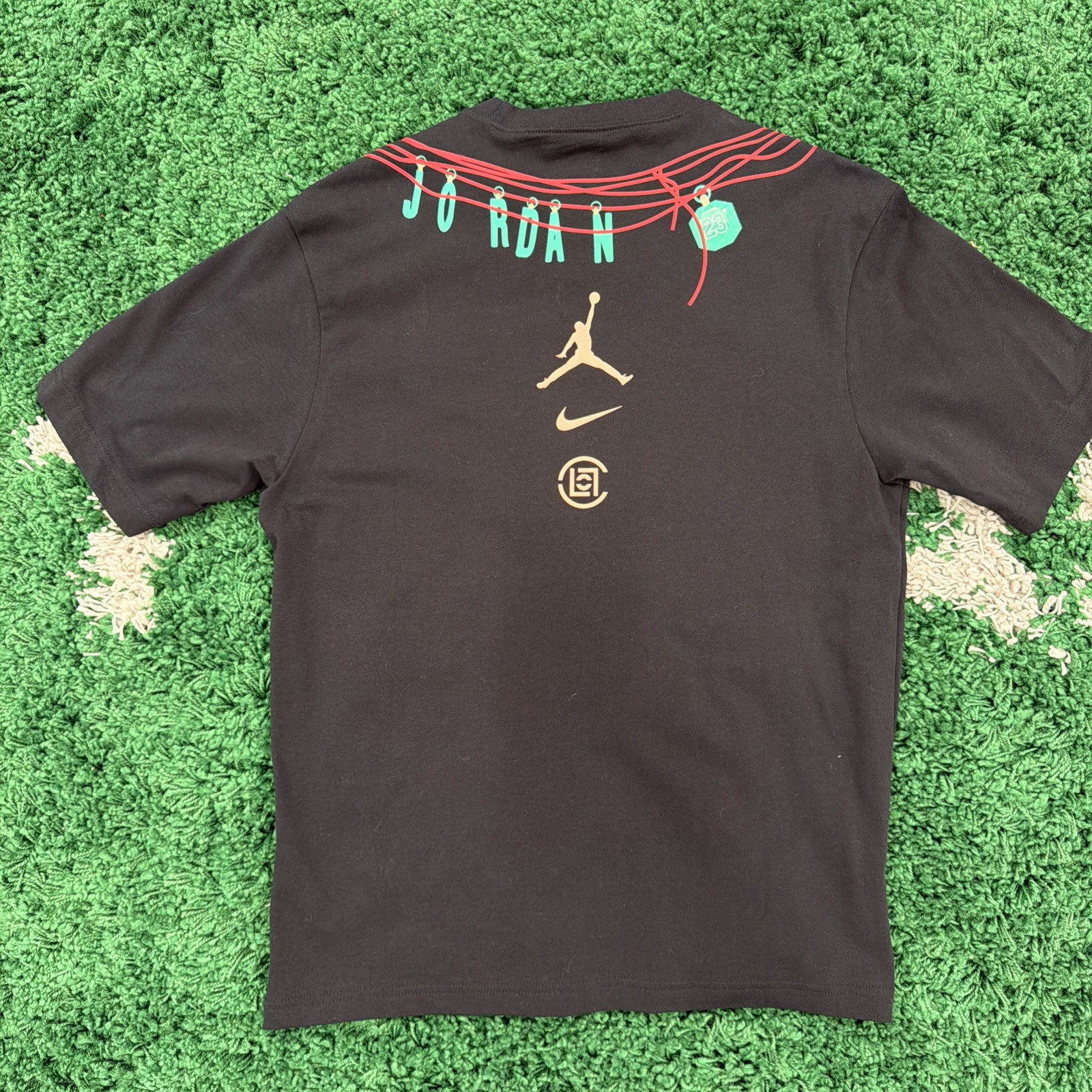 Nike Air Jordan x Clot Black Jade Graphic T-Shirt DJ9740-010 Medium