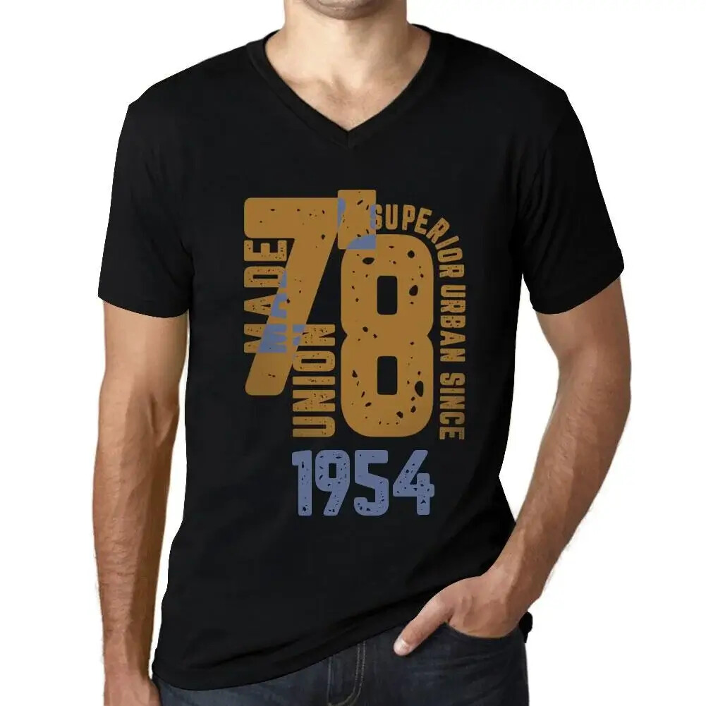 Men’s Graphic T-Shirt V Neck Superior Urban Style Since 1954 70th Birthday