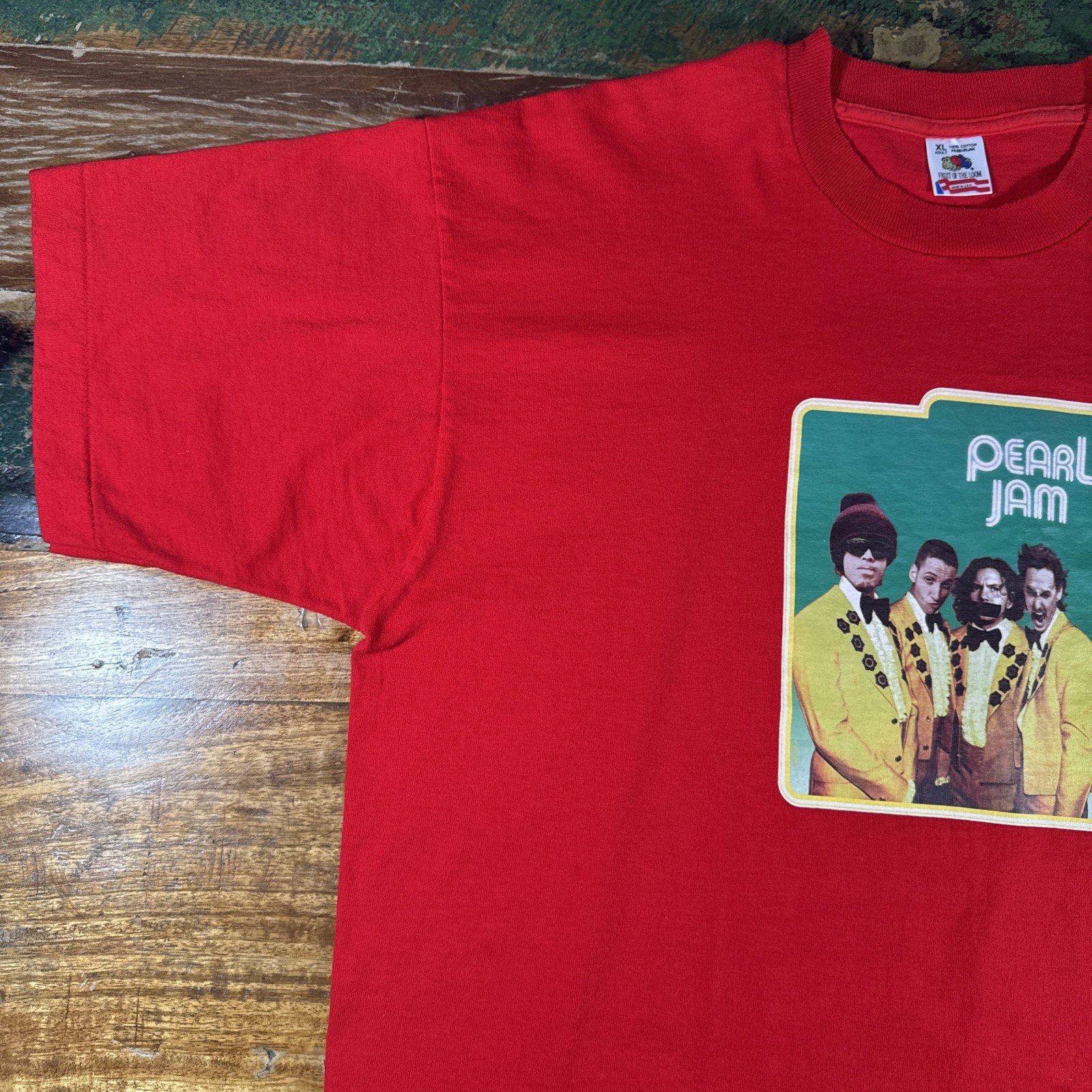 Vintage Pearl Jam Shirt Mens XL Spin Ten Club Band Tee Single Stitch