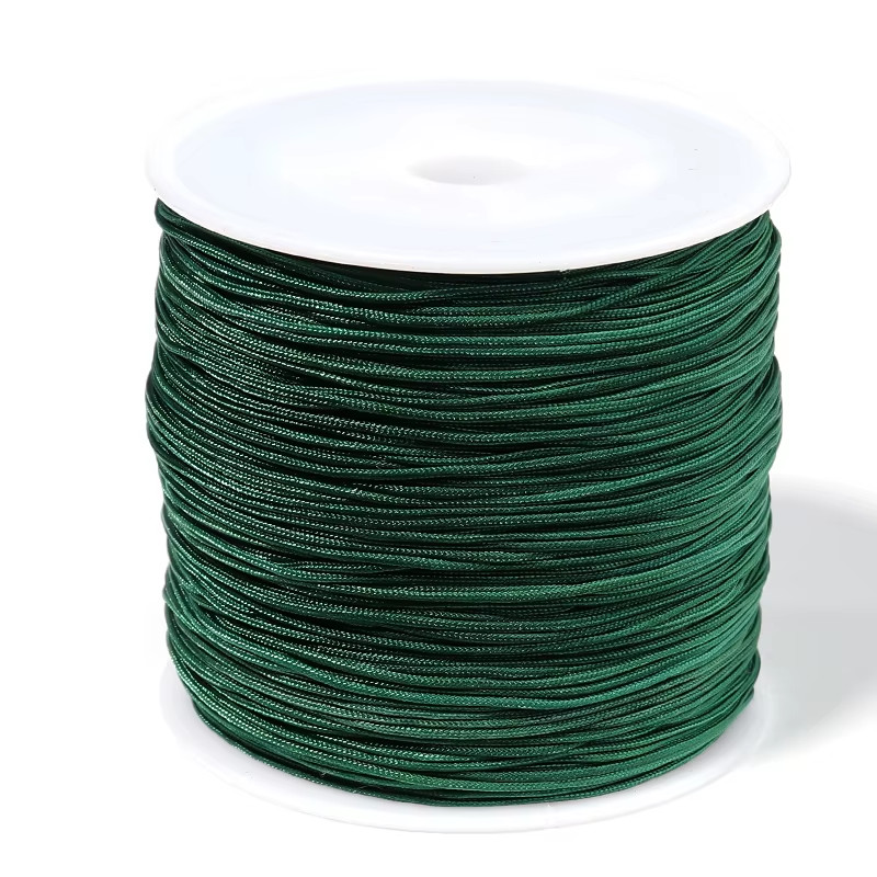 90M/Roll 0.8M #72 Nylon Thread Cord String for Jewelry Making Handmade Woven Rop