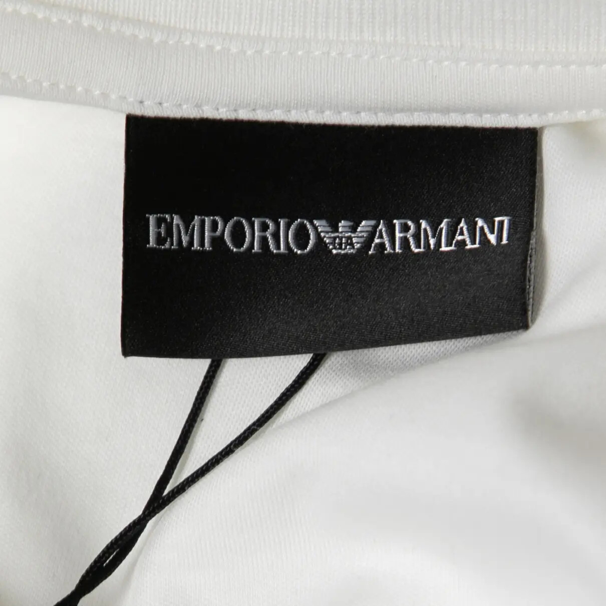 Emporio Armani White Men’s cotton T-Shirt Round Neck,Size M*L*XL*XXL*3XL