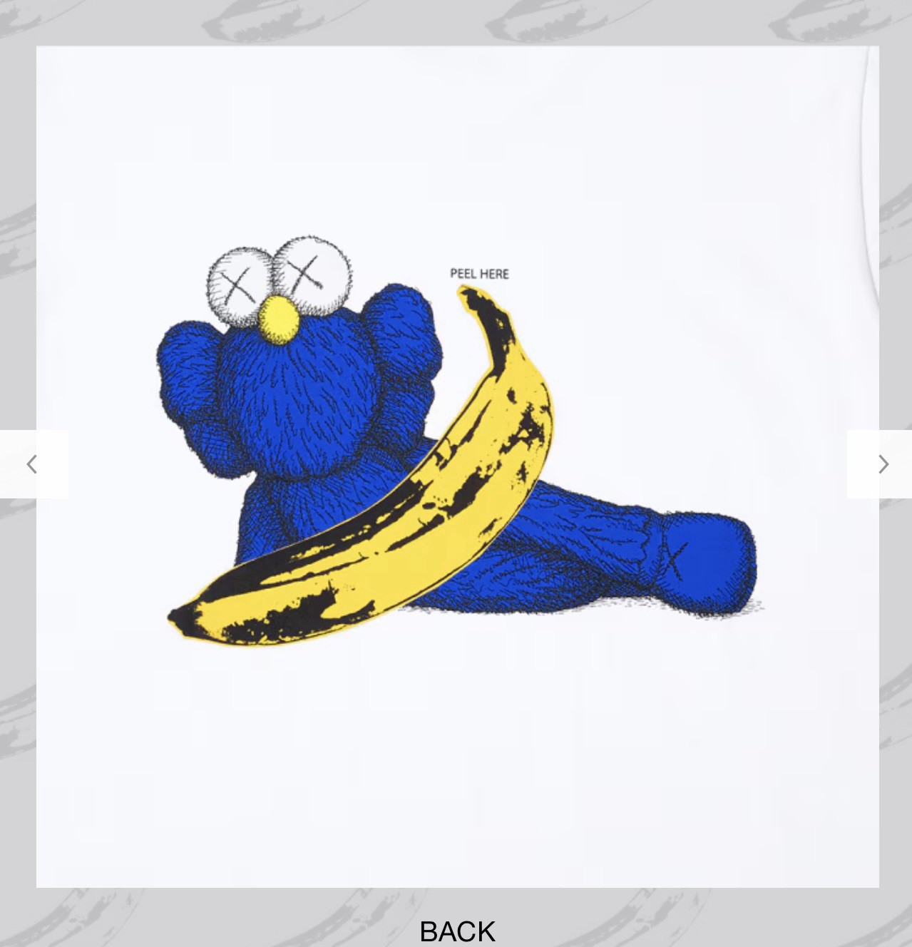KAWS x Uniqlo x Warhol UT Graphic Banana T-Shirt White – JP Japan Sizing 2XL