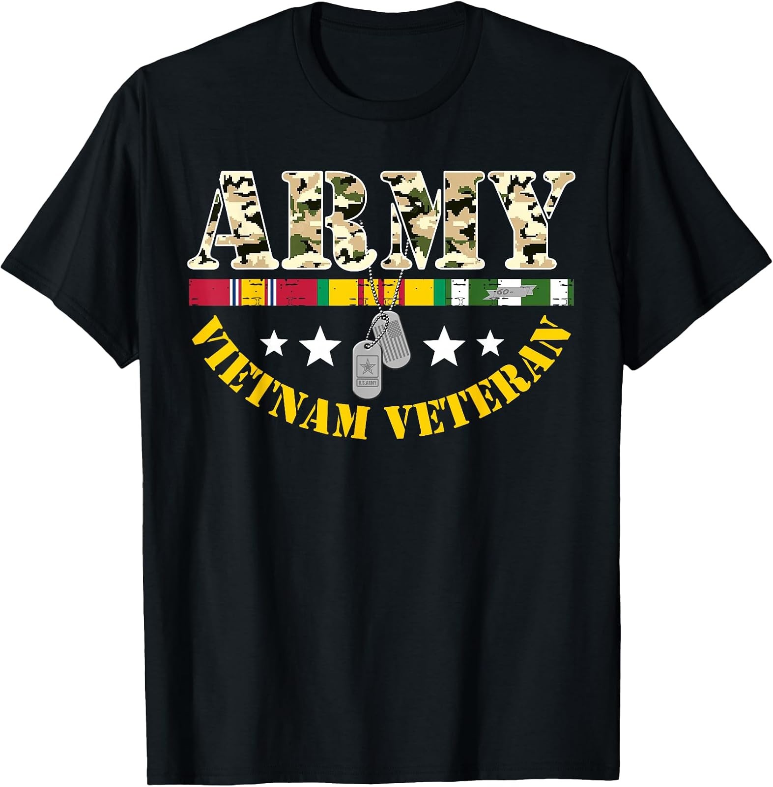Vietnam Veteran T-Shirt with USA Flag Design for Proud Military Supporters