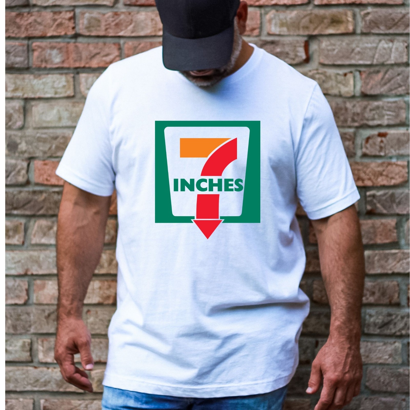 7 Inches Funny Adult Humor Novelty T-Shirt