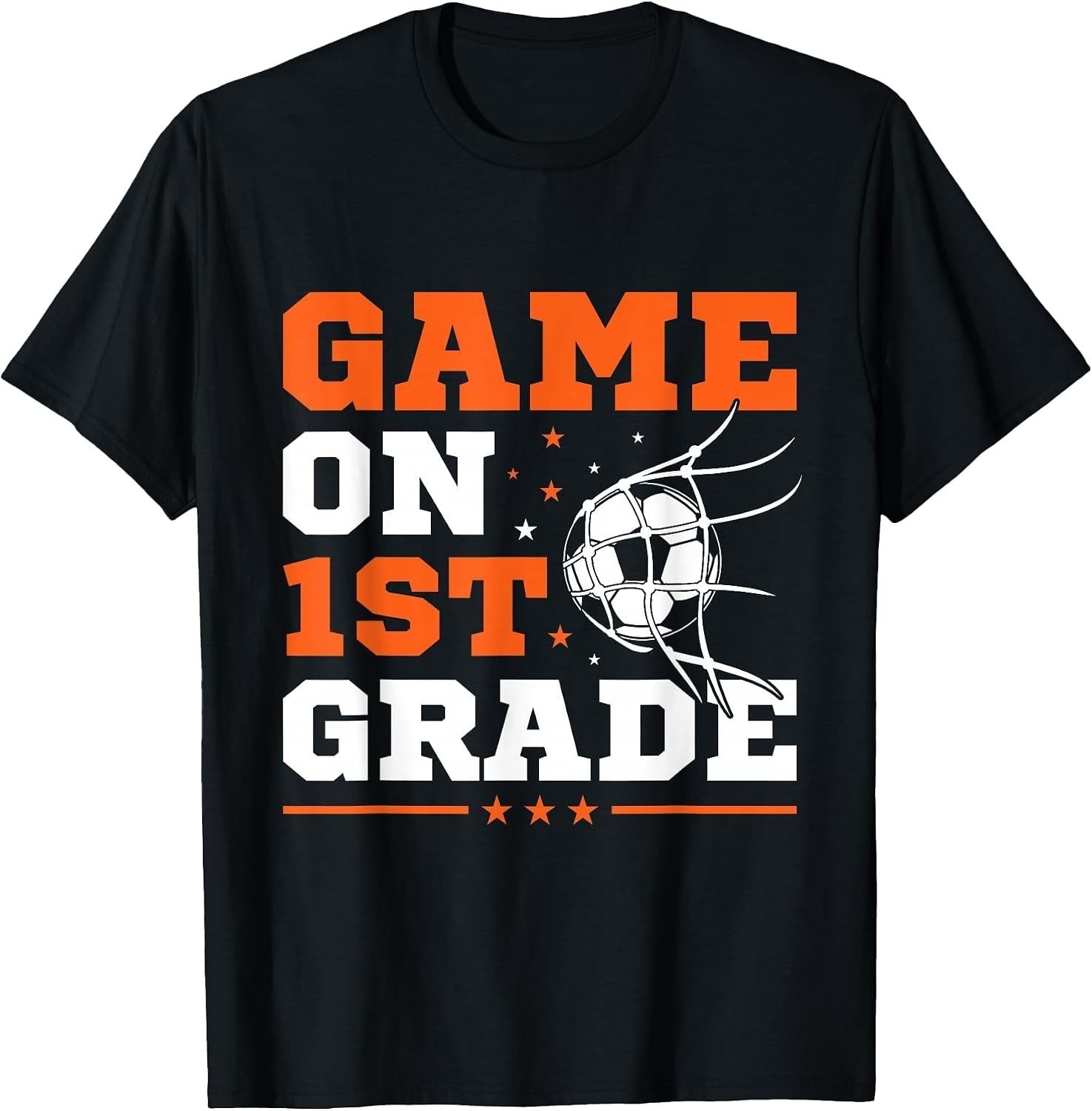 Soccer Game On 1st Grade Back to School Cute Sports Boys Girls T-Shirt