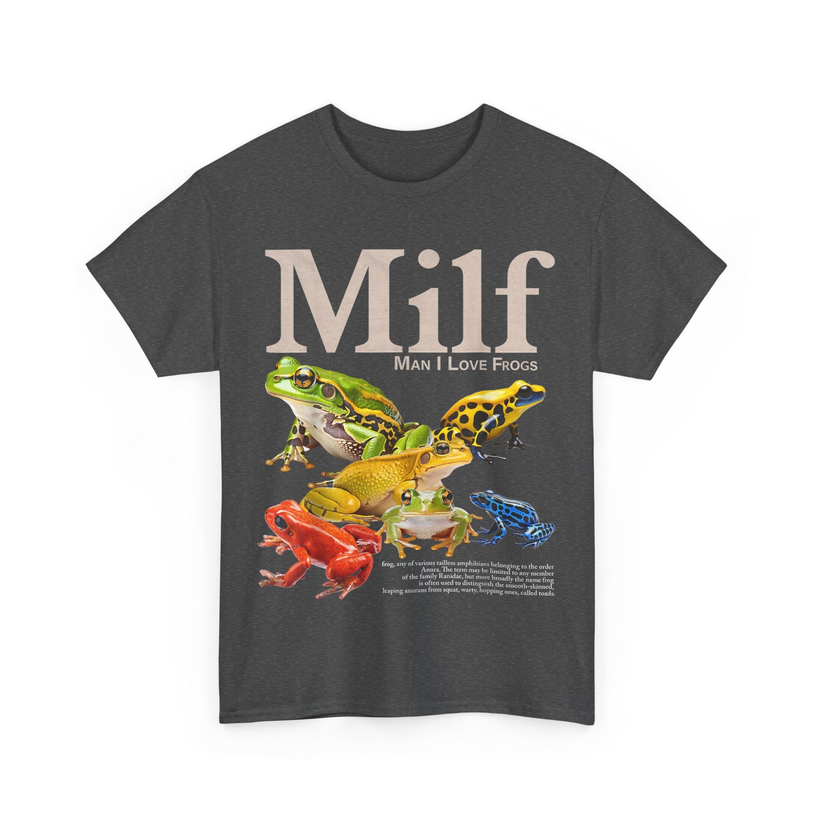 MILF Man I Love Frogs Funny Saying Humor Lovers T-Shirt