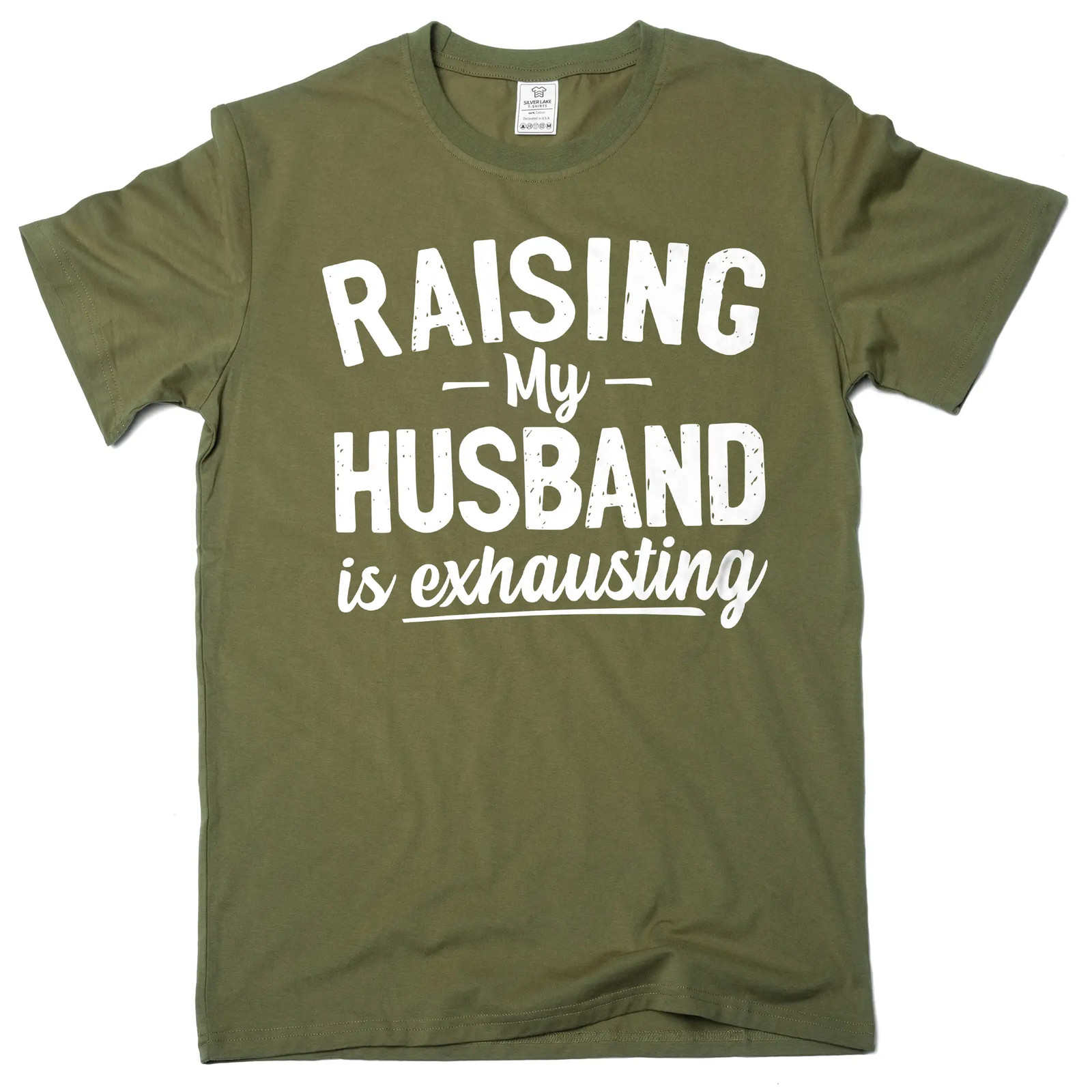 Women’s Funny Raising husband T-shirt Gift For Wife Anniversary Gifts For Her