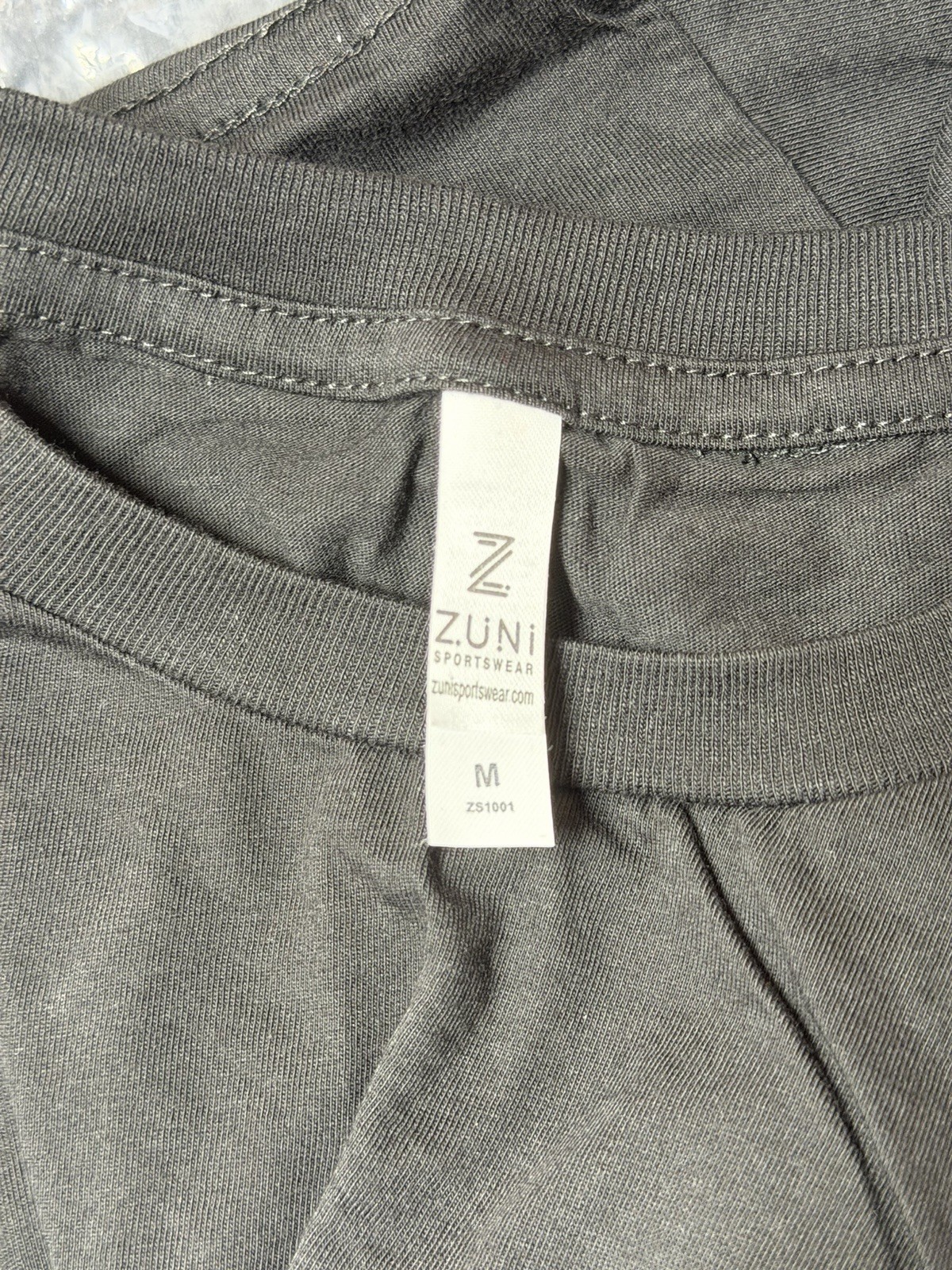 Zuni Sportswear NASA Embroidered Logo Black Men’s XL Short Sleeve Crew Tee