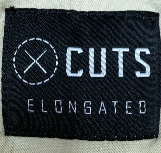 CUTS Clothing Men’s Elongated Crew Neck T-Shirt With Pocket NWOT