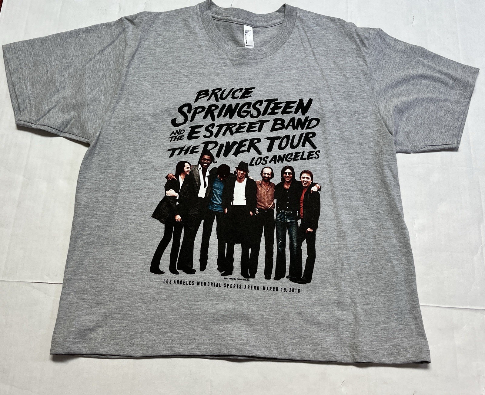 Bruce Springsteen ‘The River Tour 2016’ Los Angeles ladies boxy T shirt NWOT