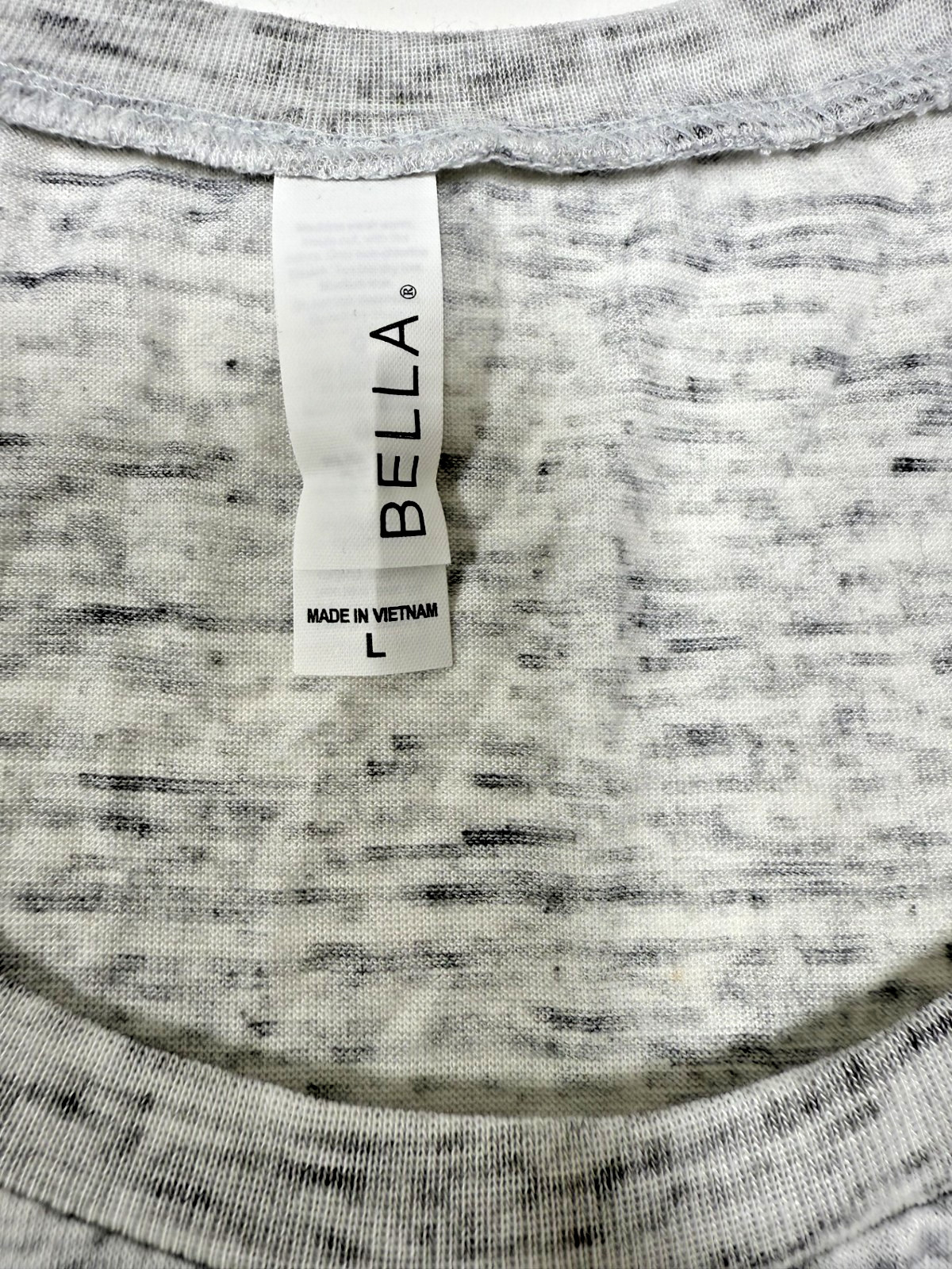 BELLA+CANVAS Tank WHITE MARBLE wholesale Womens Flowy Scoop Muscle Tank NEW!