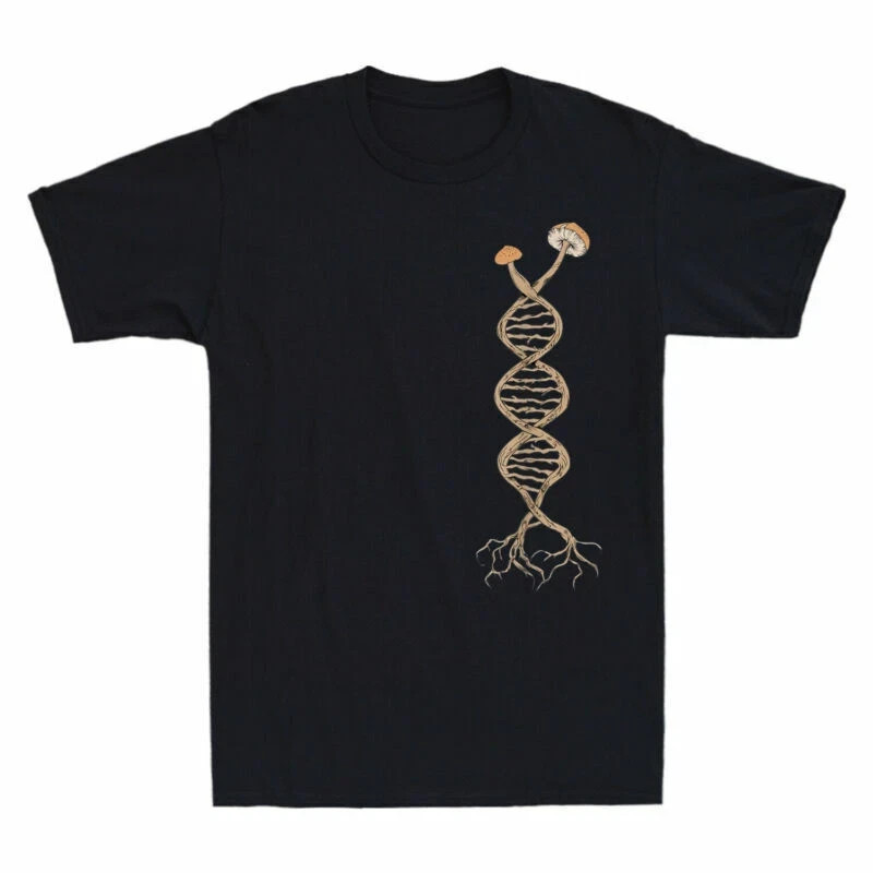 DNA In Shroom Funny Mycology Mushroom T-Shirt