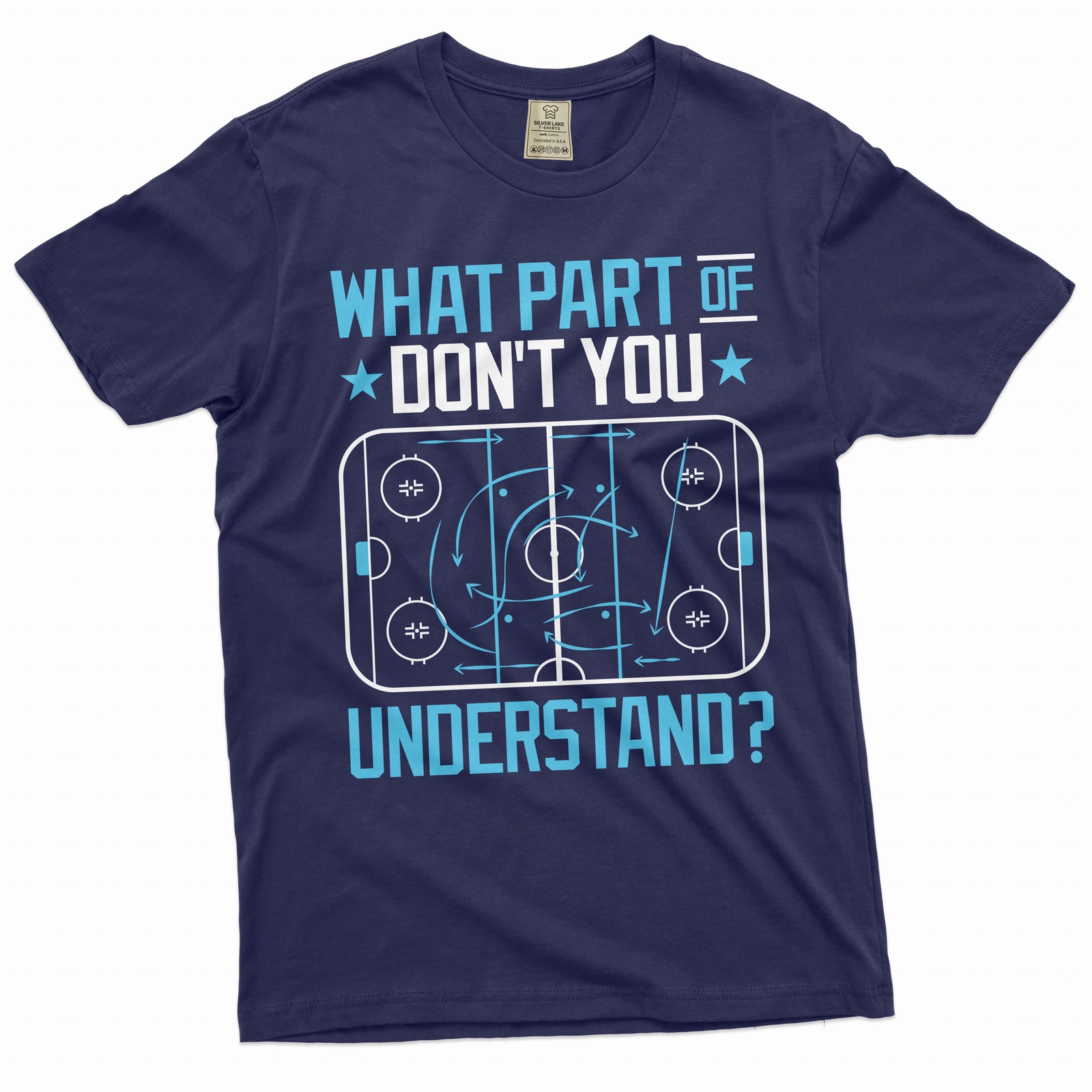 Men’s ice Hockey Funny T-Shirt Sports Hobby Hockey Player Sarcastic Tee Shirt