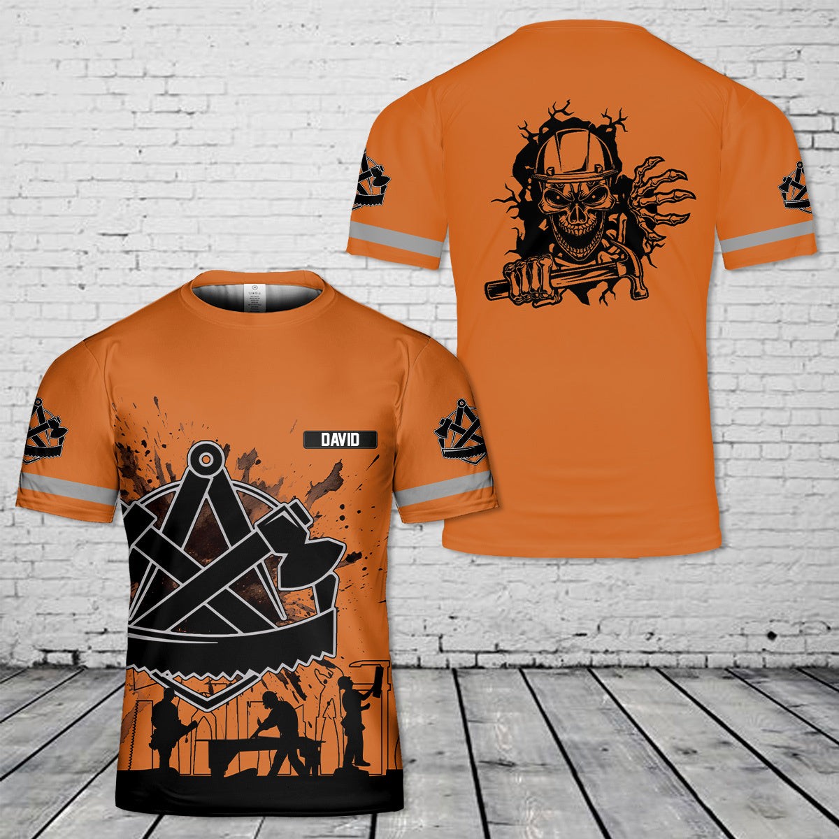 Custom Your Name Carpenter AOP Shirt 3D T-Shirt Fullsize S-5XL