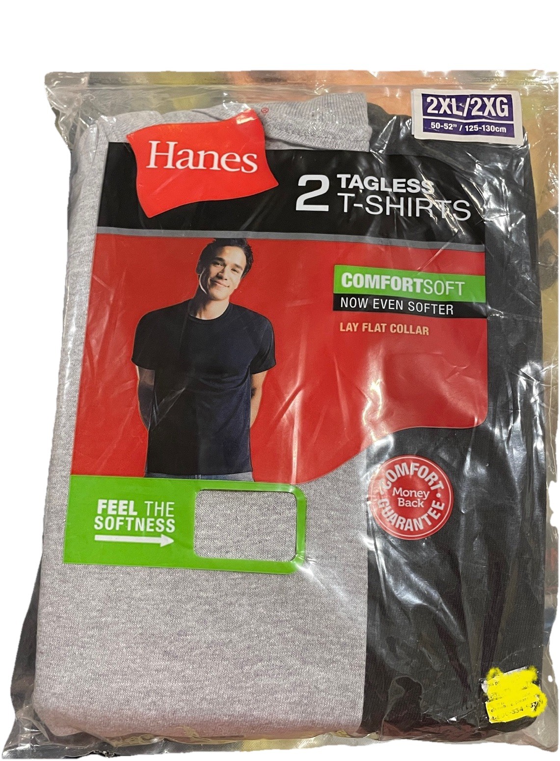 Hanes Men’s T-shirt single, 2 pack or 3 pack various colors available, new