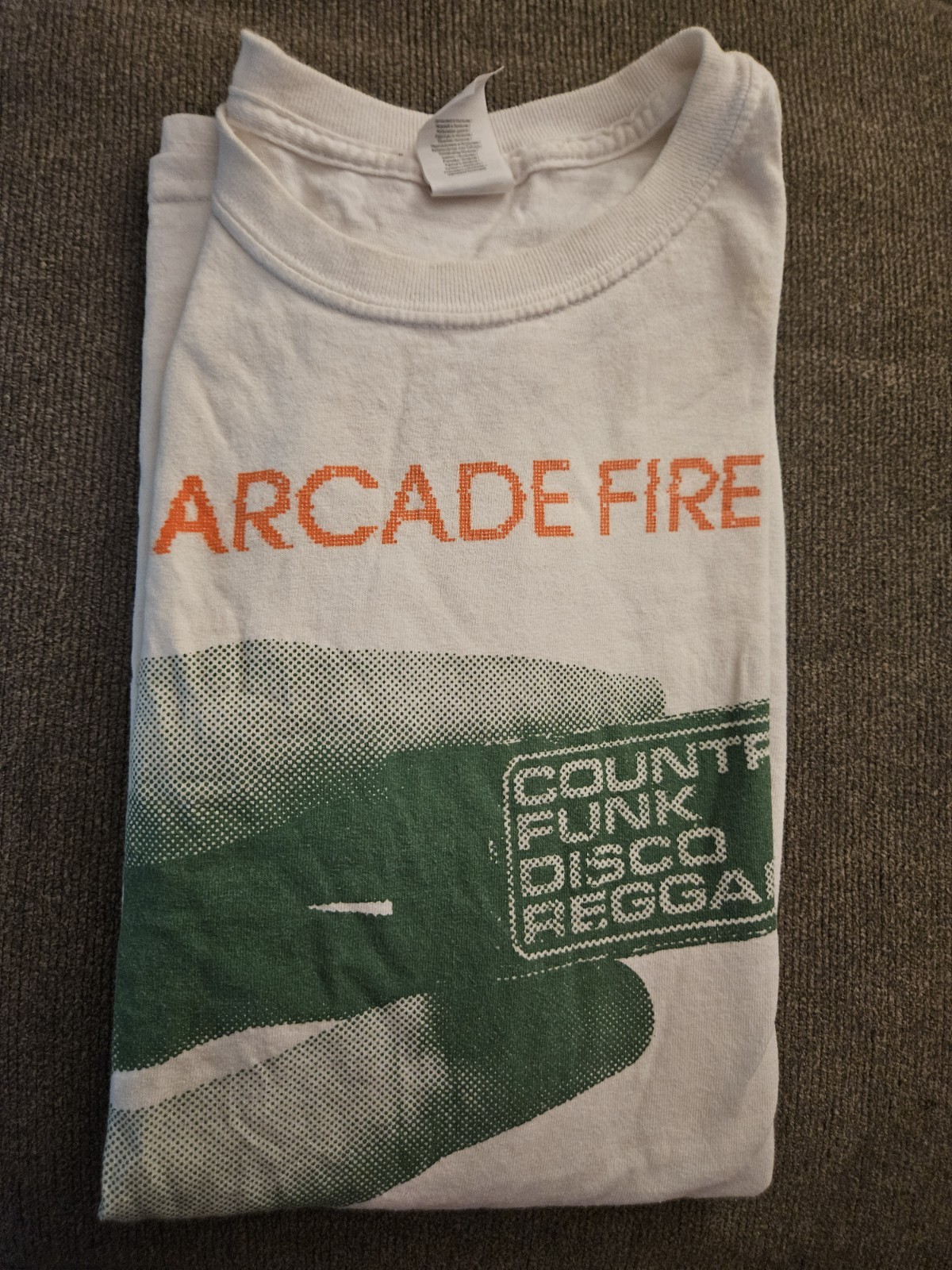 2017 Arcade Fire Infinite Content Tour Country Funk Disco Reggae Shirt XL RARE👕