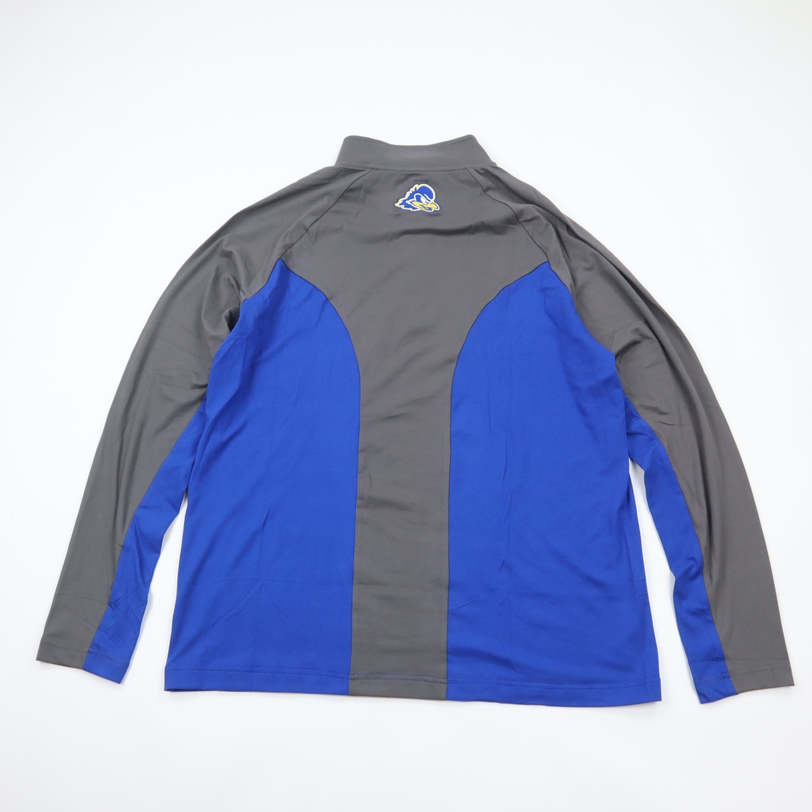 Delaware Blue Hens Colosseum 1/4 Zip Windshirt Pullover Mens Large Blue NWT