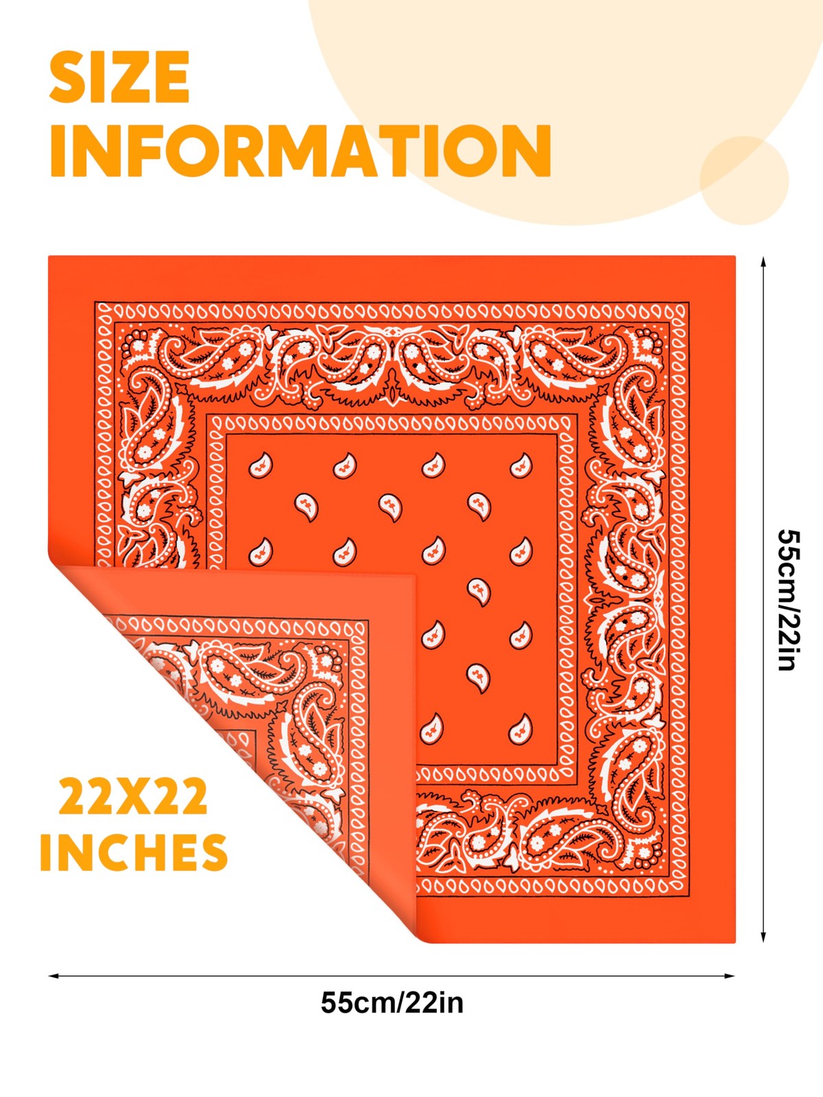 12 Pack Novelty Bandanas Paisley Print Cowboy Bandana Handkerchiefs, Assorted…