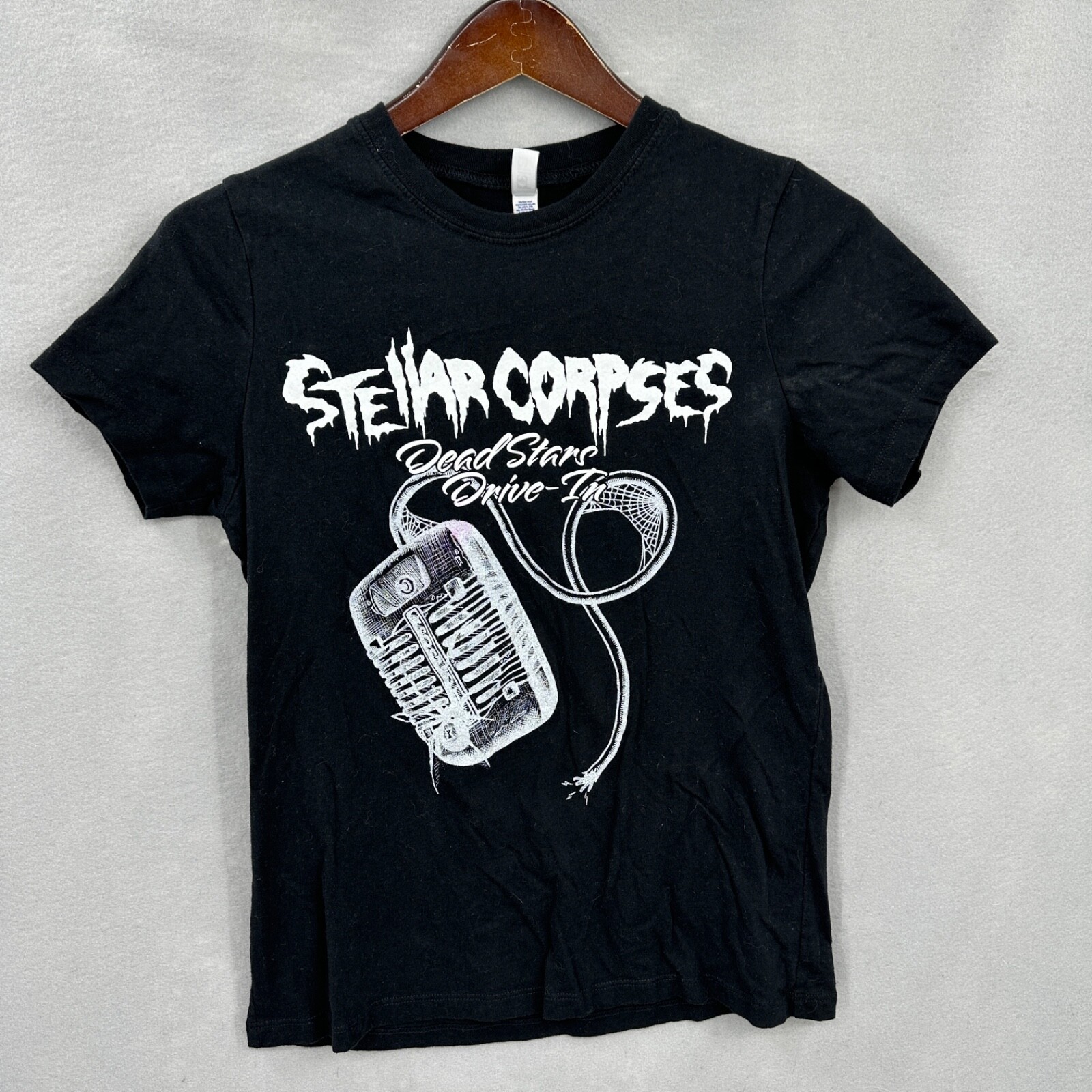 Stellar Corpses Shirt Womens M Psychobilly Horror Punk Rock Band Goth Drive In