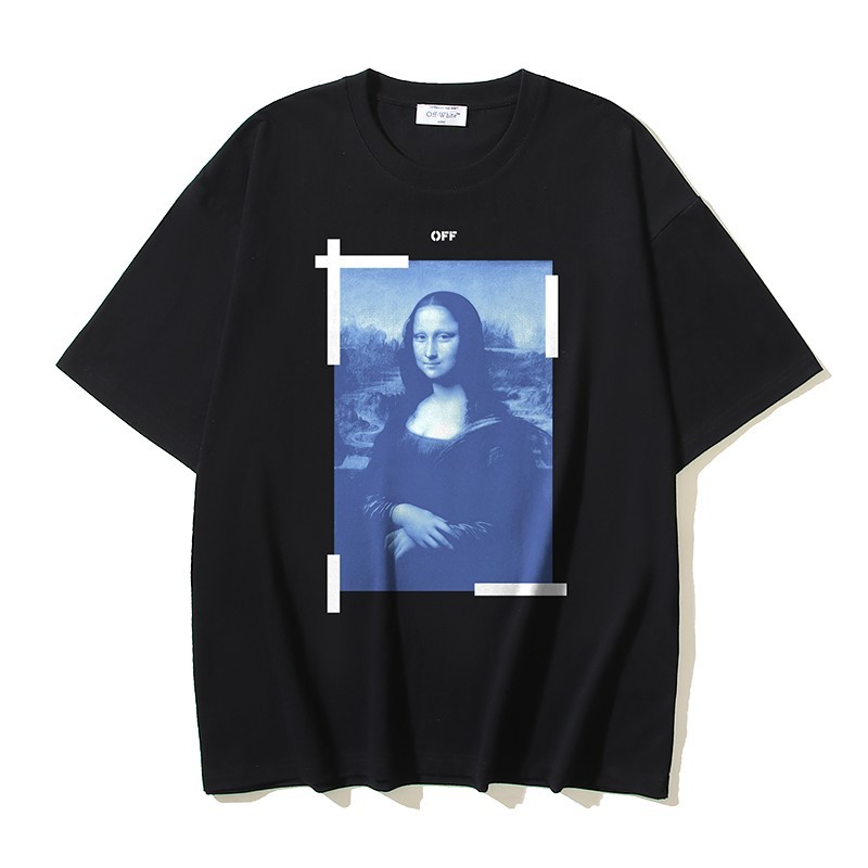 Off White T-Shirt Black / White S-M-L-XL